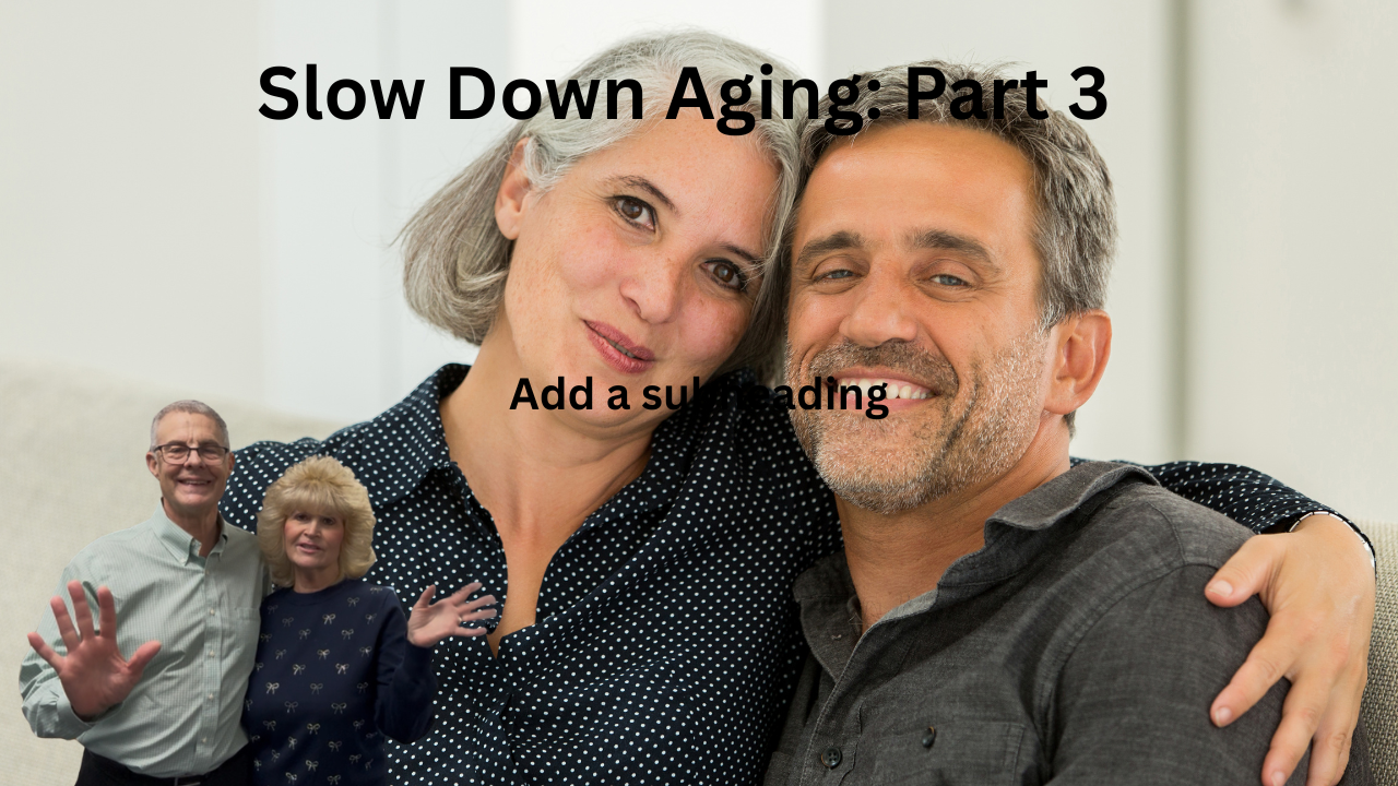 Slow Down Aging: Part 3