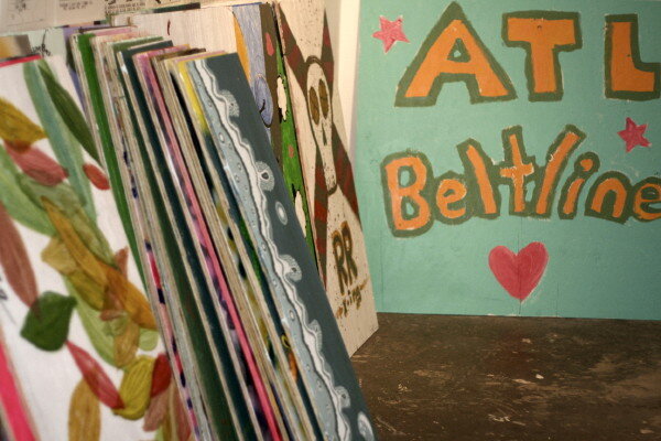 In 2009, WonderRoot's Art Sign the BeltLine, marked all 109 public rights-of-way with original artwork. The grassroots effort spawned Art on the BeltLine.