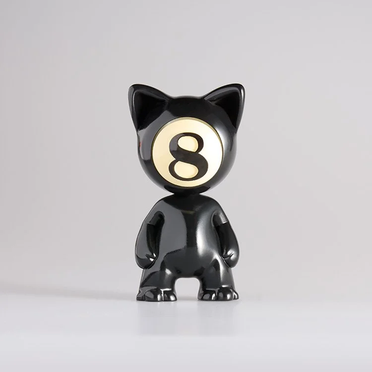 8Ball Cat Figure