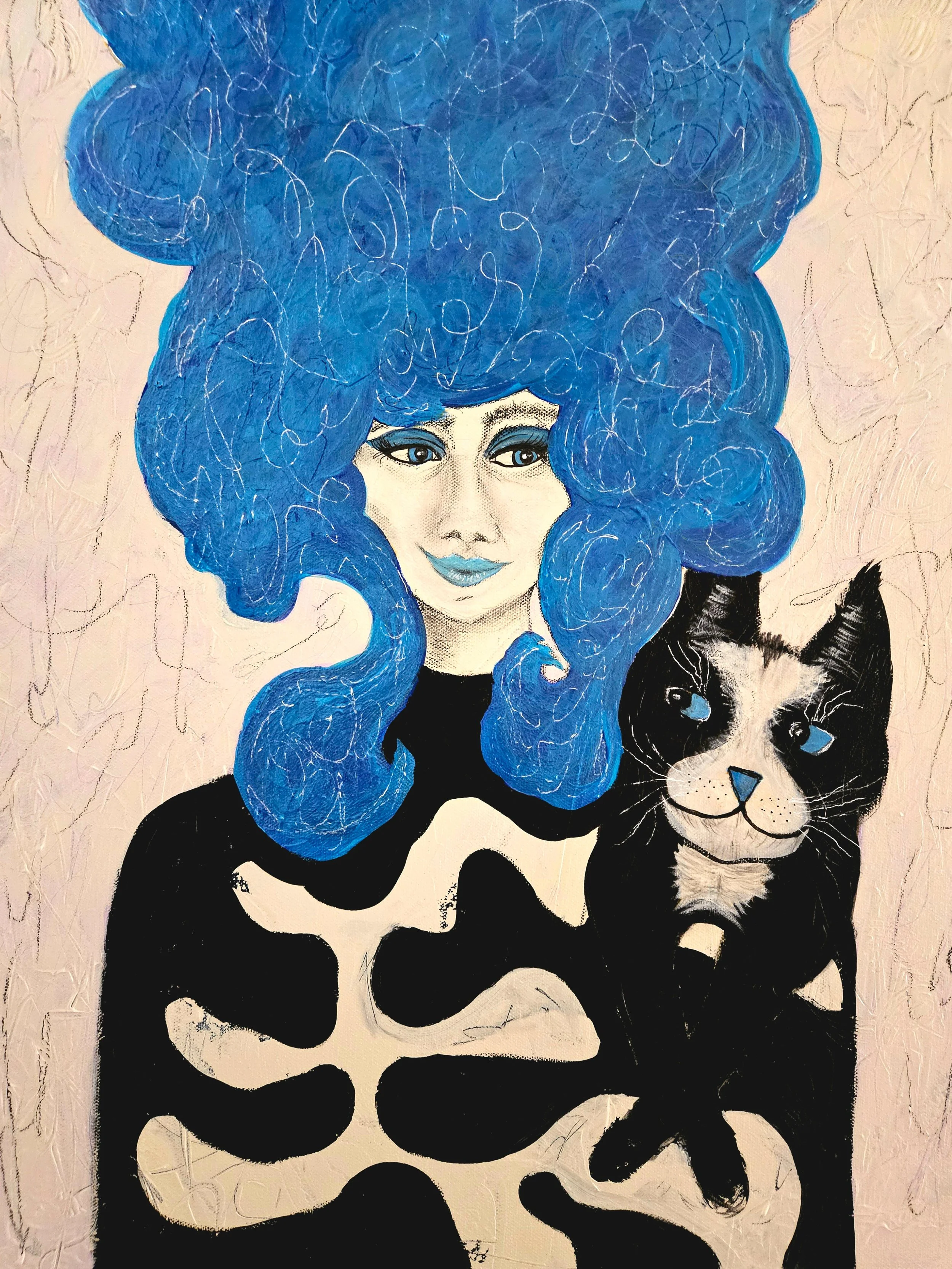 Lisa Driscoll - In This Together - Acrylic - 18" x 24" - $400 - lisadriscollart@gmail.com