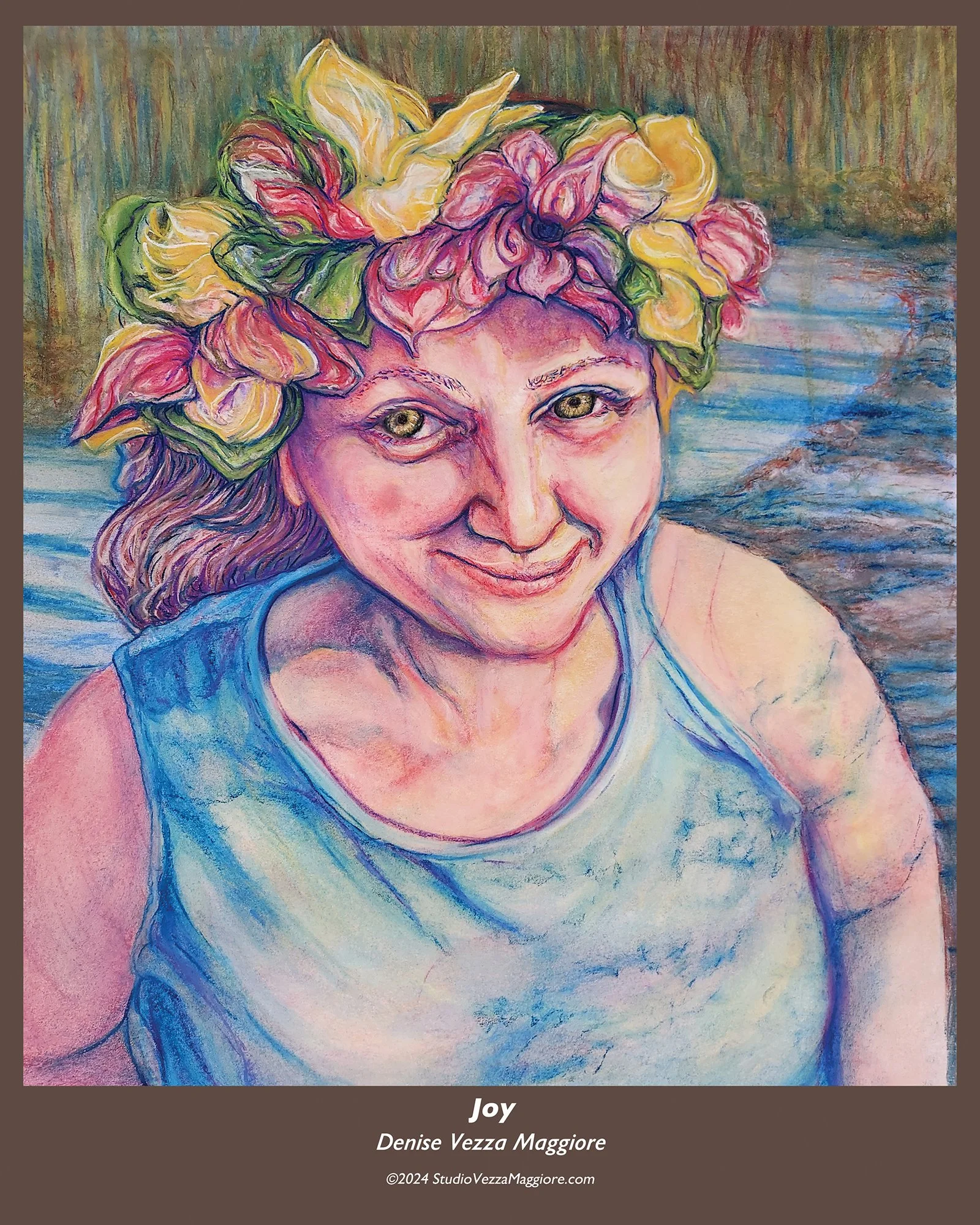 Joy, Denise Vezza Maggiore, Pastels, 22” x 26”, $1,000, VezzaMaggiore@gmail.com