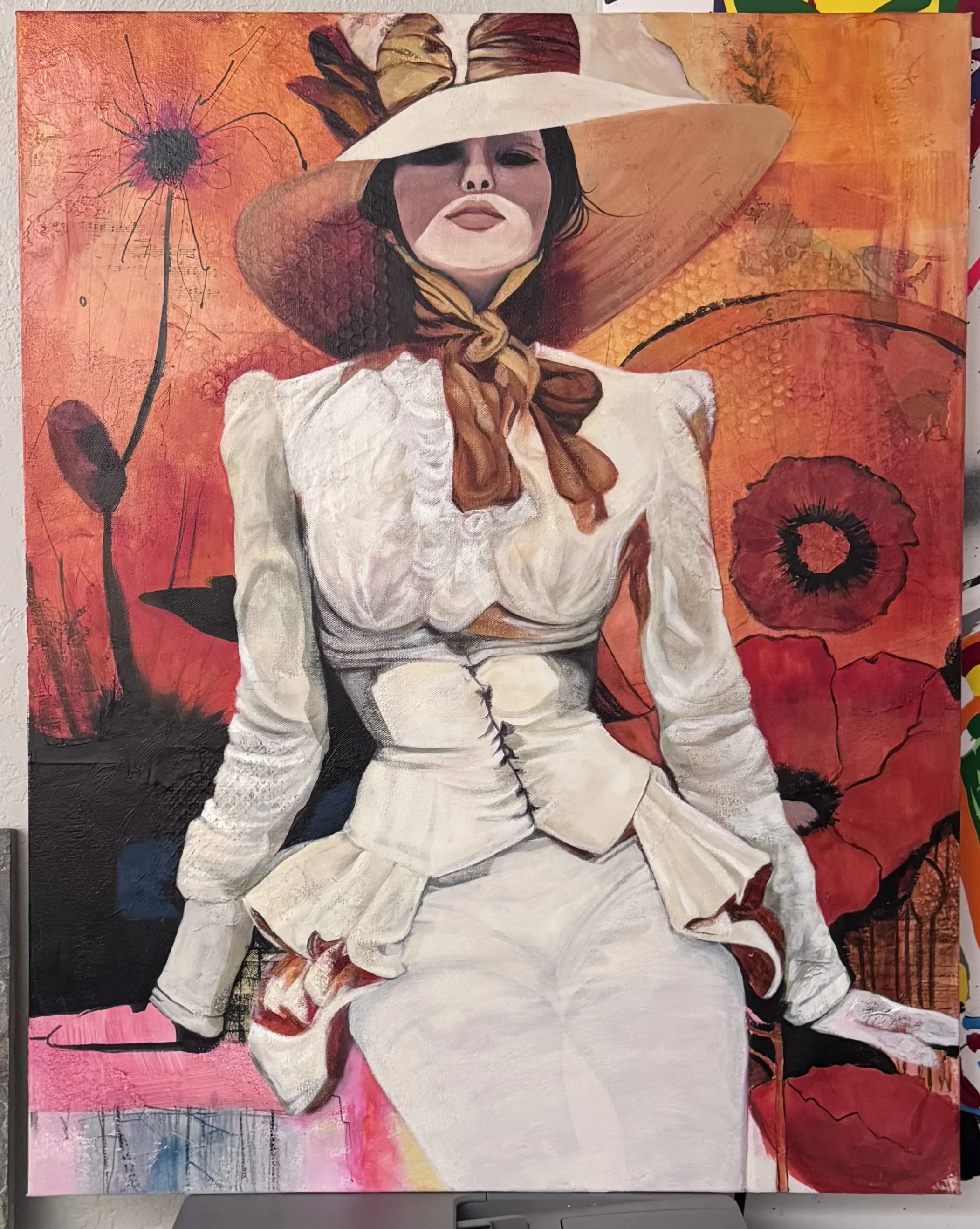 Vitriol, Amber Lyn, Mixed Media, 24” x 30”, $675, artbyamberlyn@gmail.com