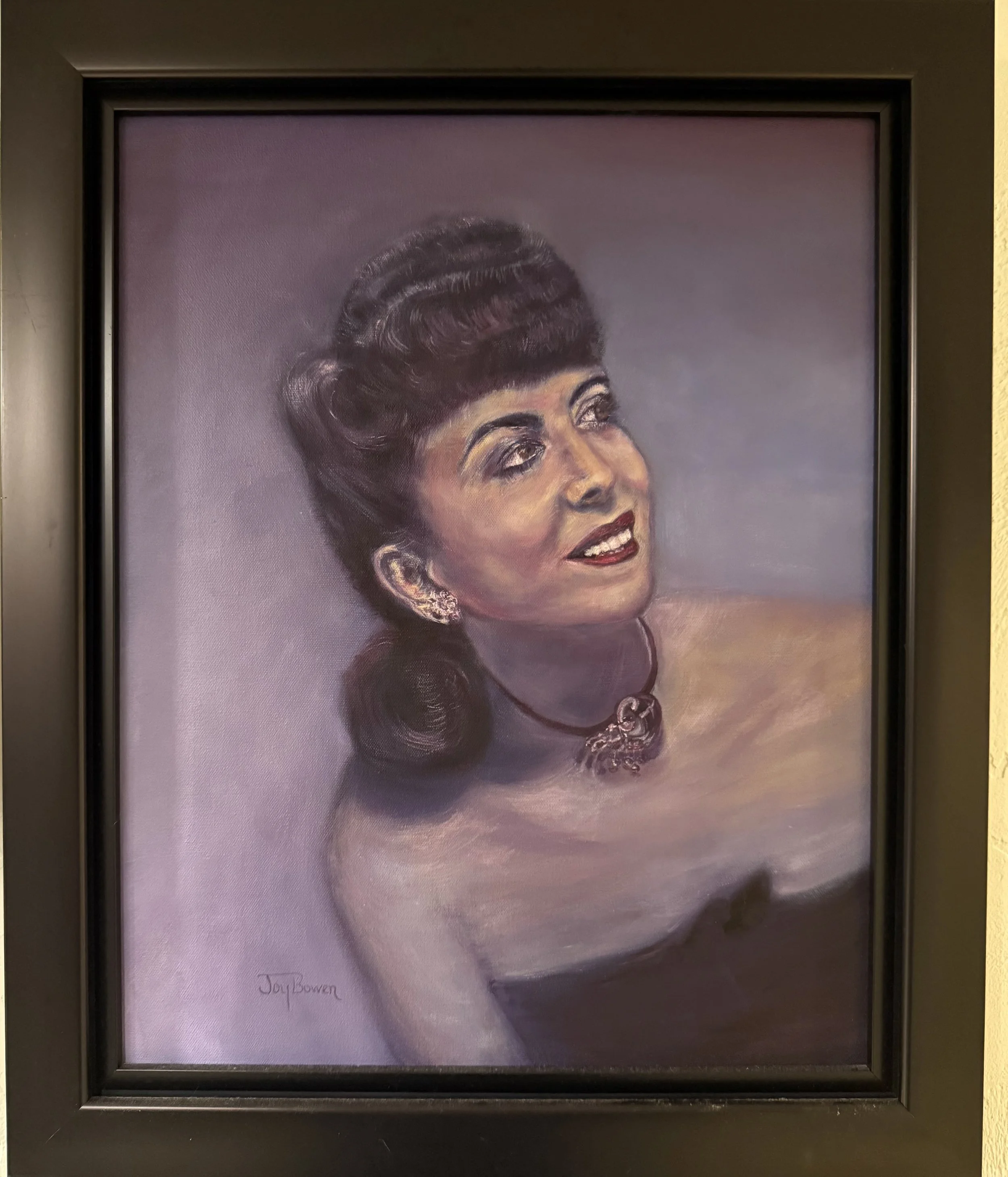 Yolanda; Joy Bowen; Oil; 19"x23"; $500; Joyjoyb1957@gmail.com

