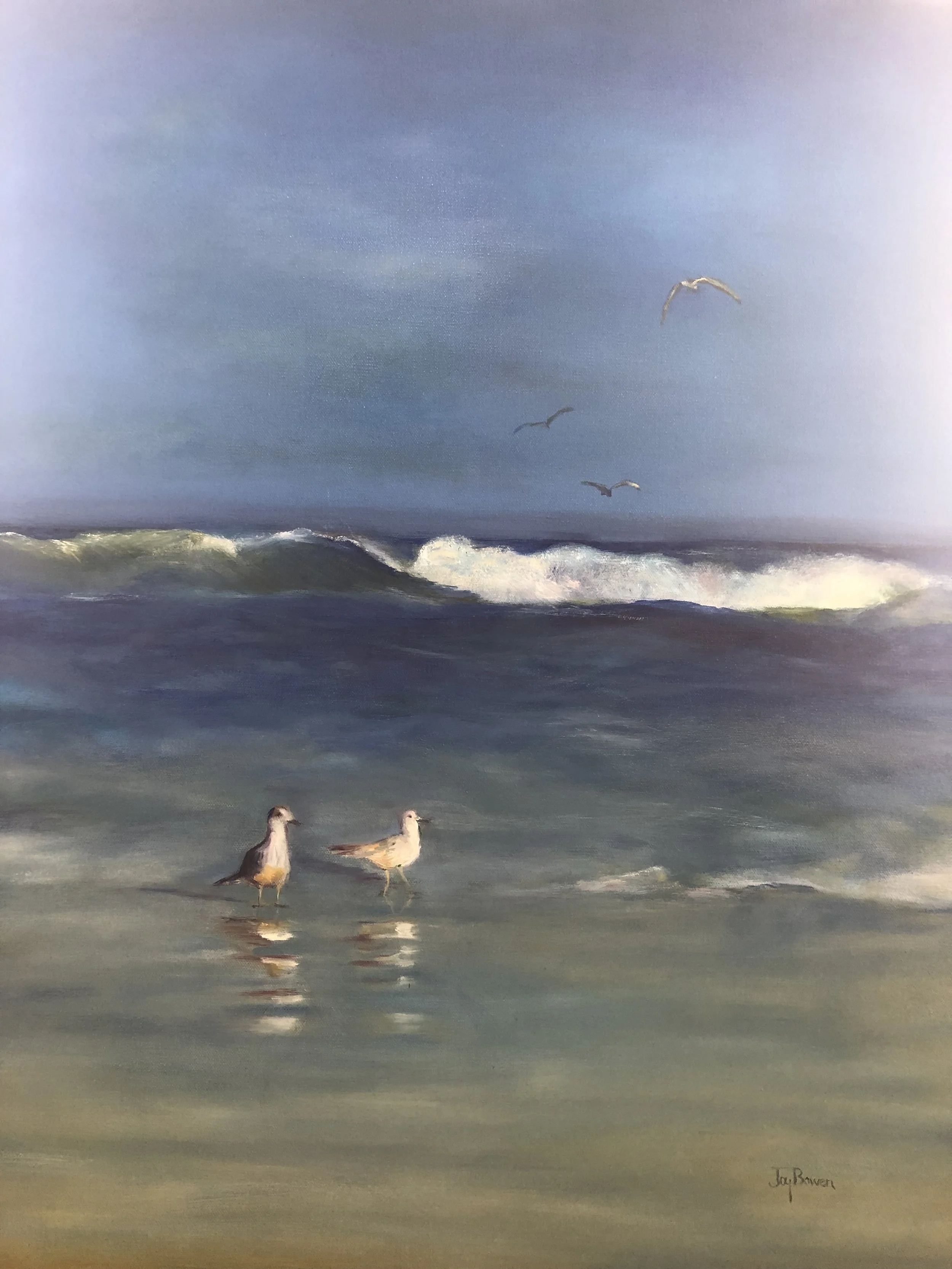 Joy Bowen- Oil- 24”x30”- “Buddies”- $500 