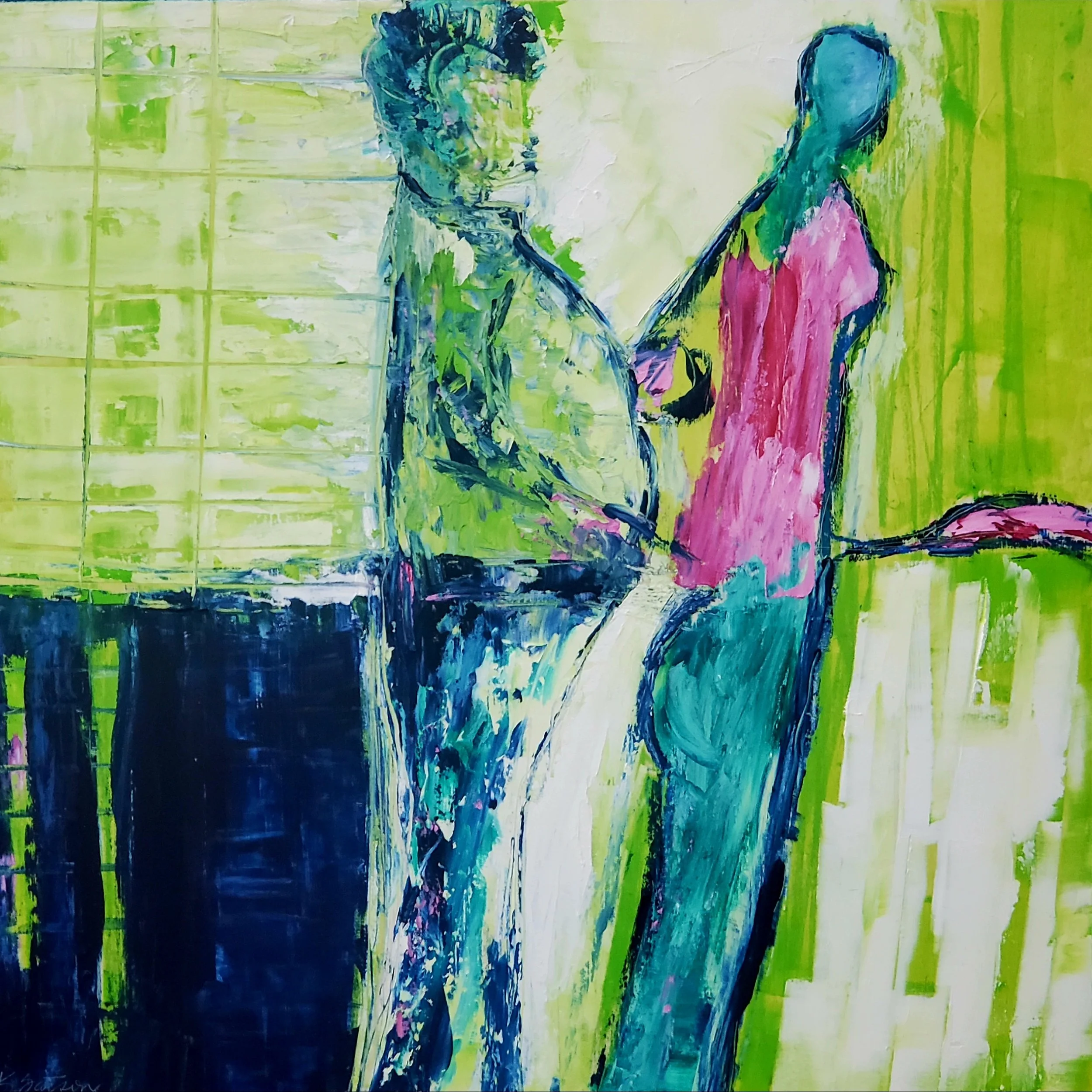 I Will Lead You - Kelley Batson - Howard - Oil - 24" x 24" - $700 - kbatsonart@yahoo.com