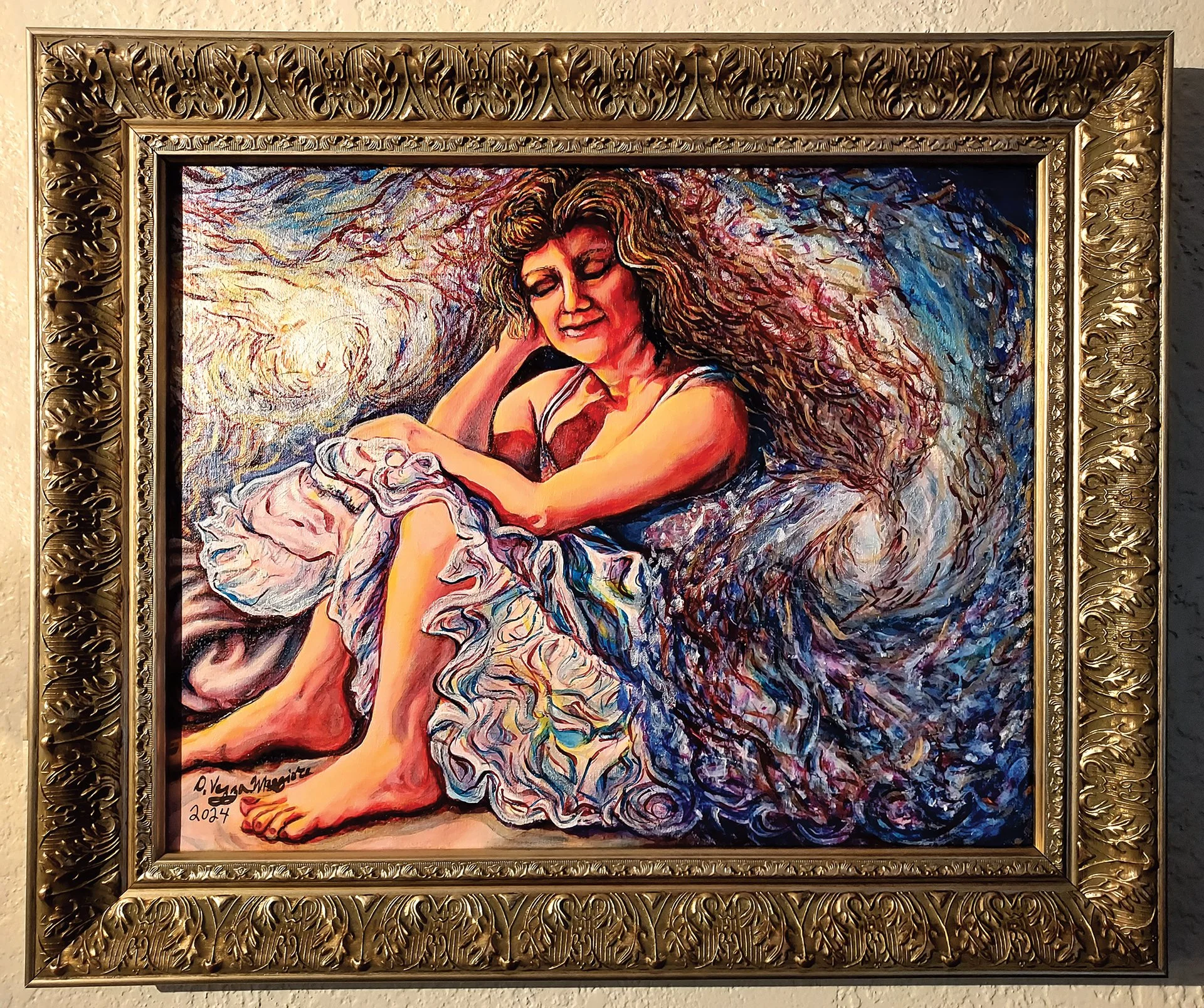 Manifestation: Patience - Denise Vezza Maggiore - Acrylic - 25" x 21" - $6,000 - VezzaMaggiore@gmail.com