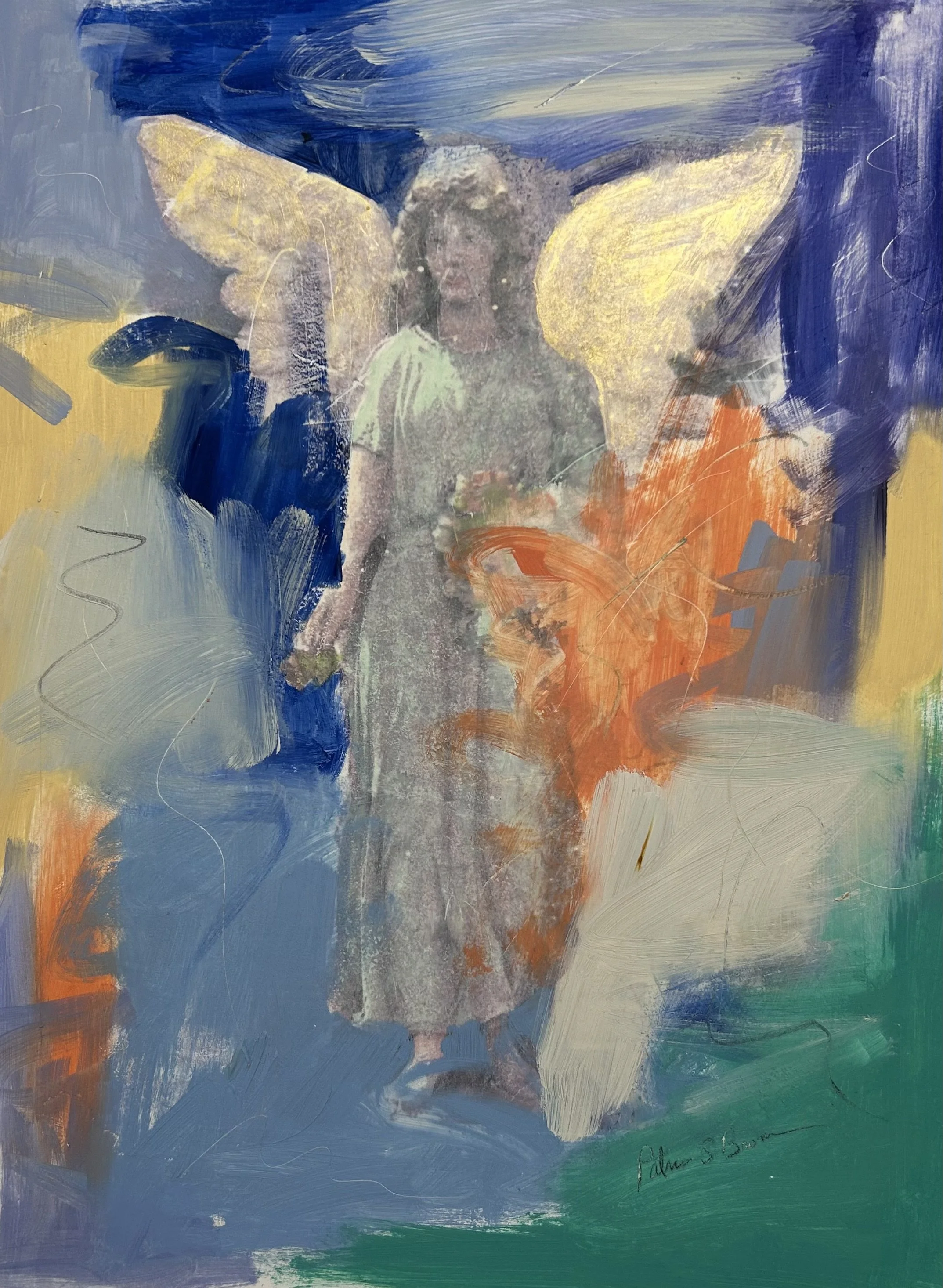 Patricia Brown- Mixed Media- 16"X20"- "Follow the Singing"- $250