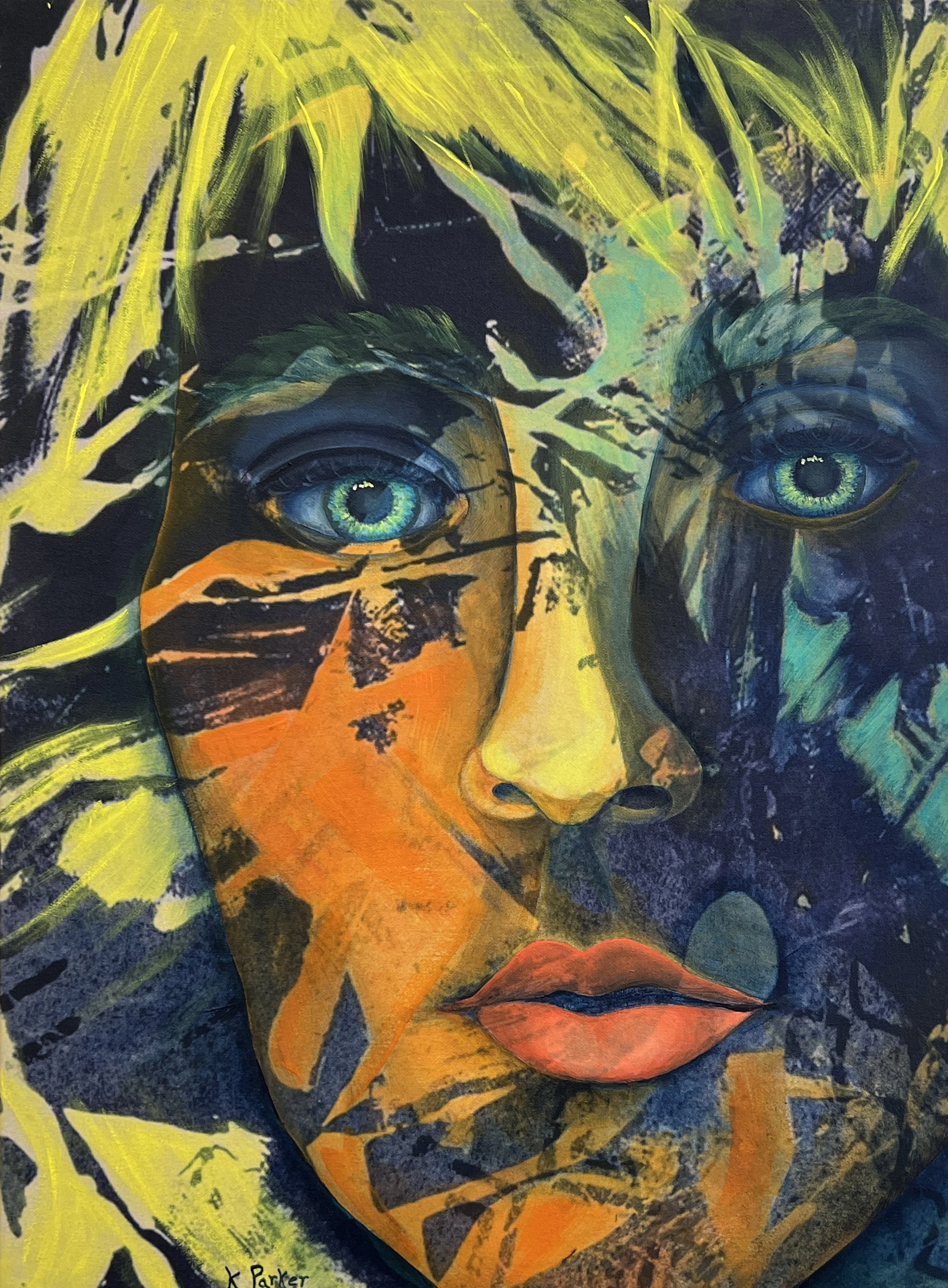 Kathy Parker - Shining Through - Mixed Media - 18" x 24" - $515 - 2kathyparker@gmail.com