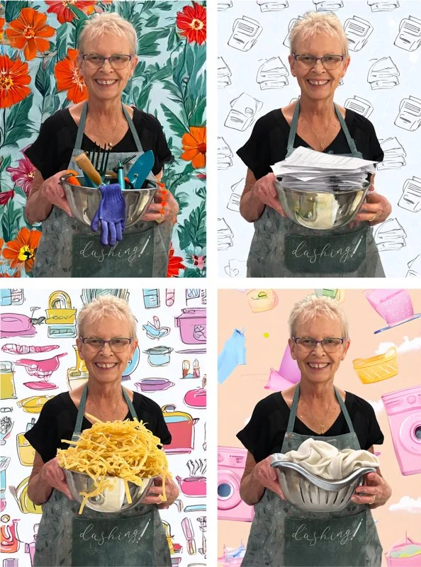 Janet Bernardini - Happy Wife - Photo Composite - 18" x 24" - $300 - jlbern@mac.com