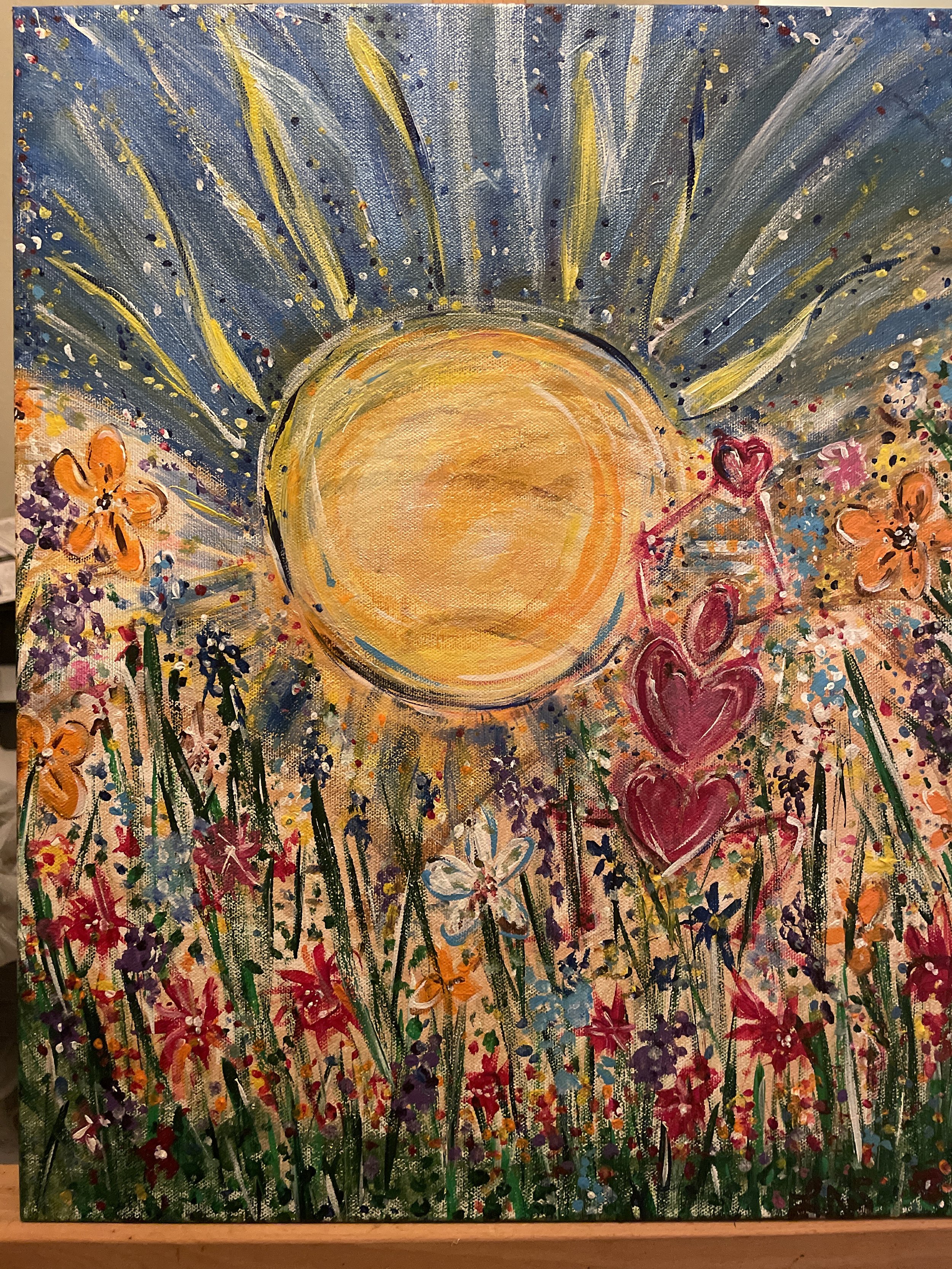 Lauri Schumacher - Goddess of My Heart - Acrylic - 16" x 20" - $95 - schumacher73@msn.com