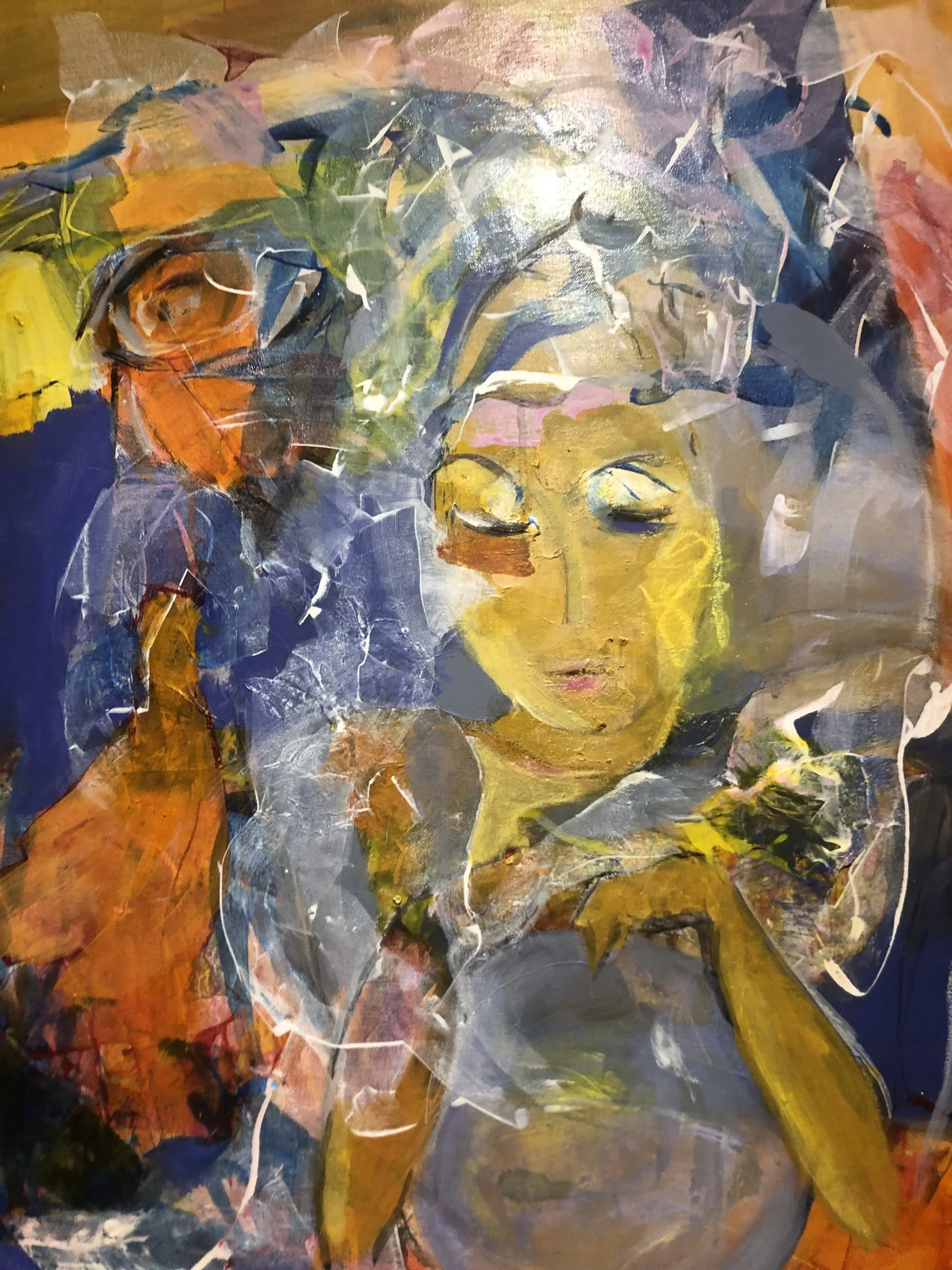 Fortune Teller, NC Hagood, Mixed Media, 30”l x 24”w, $600, hagoodnancy@gmail.com