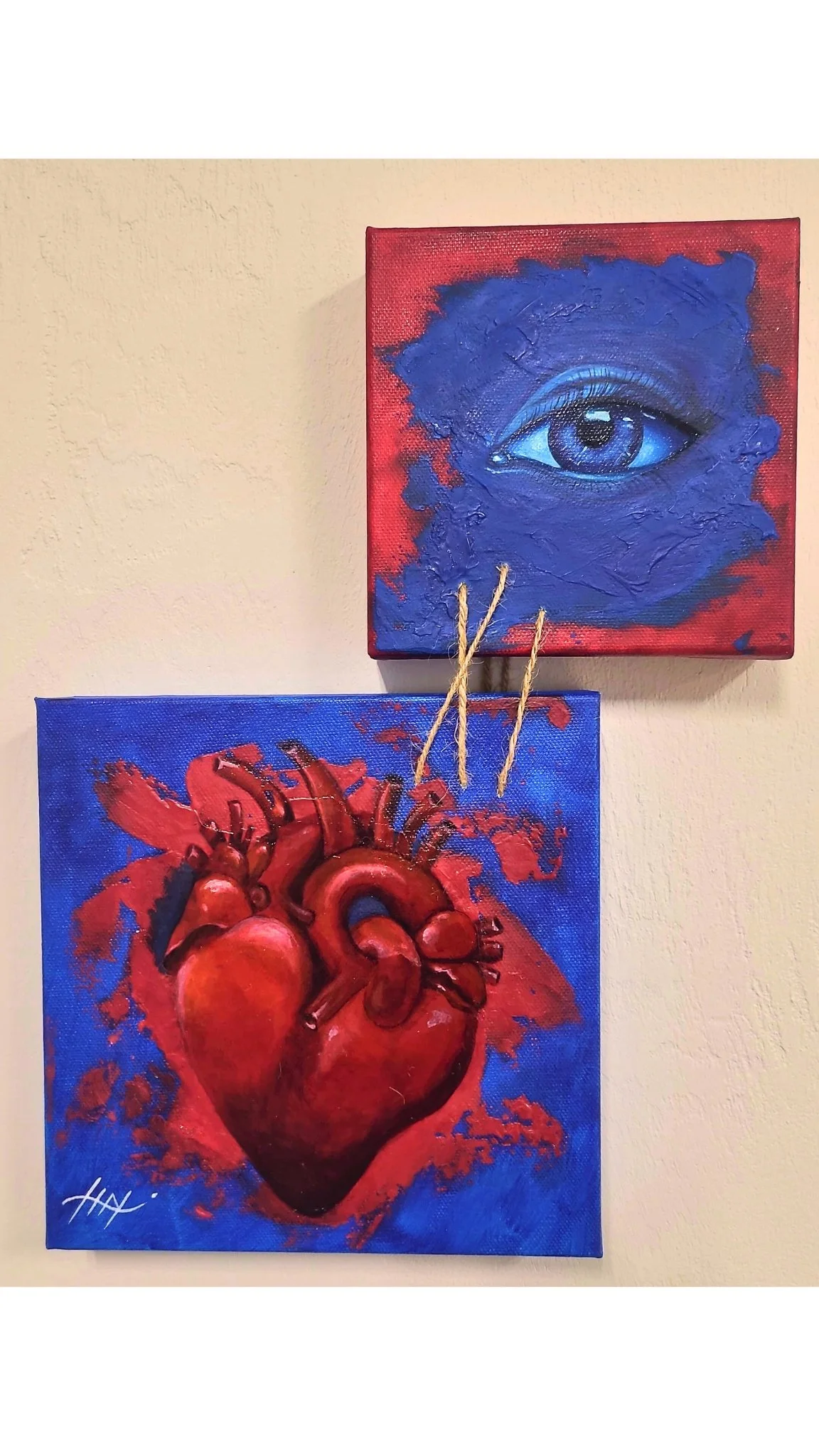 Thays Franca - Mixed Media - 12"x18" - "Aligned" - $225