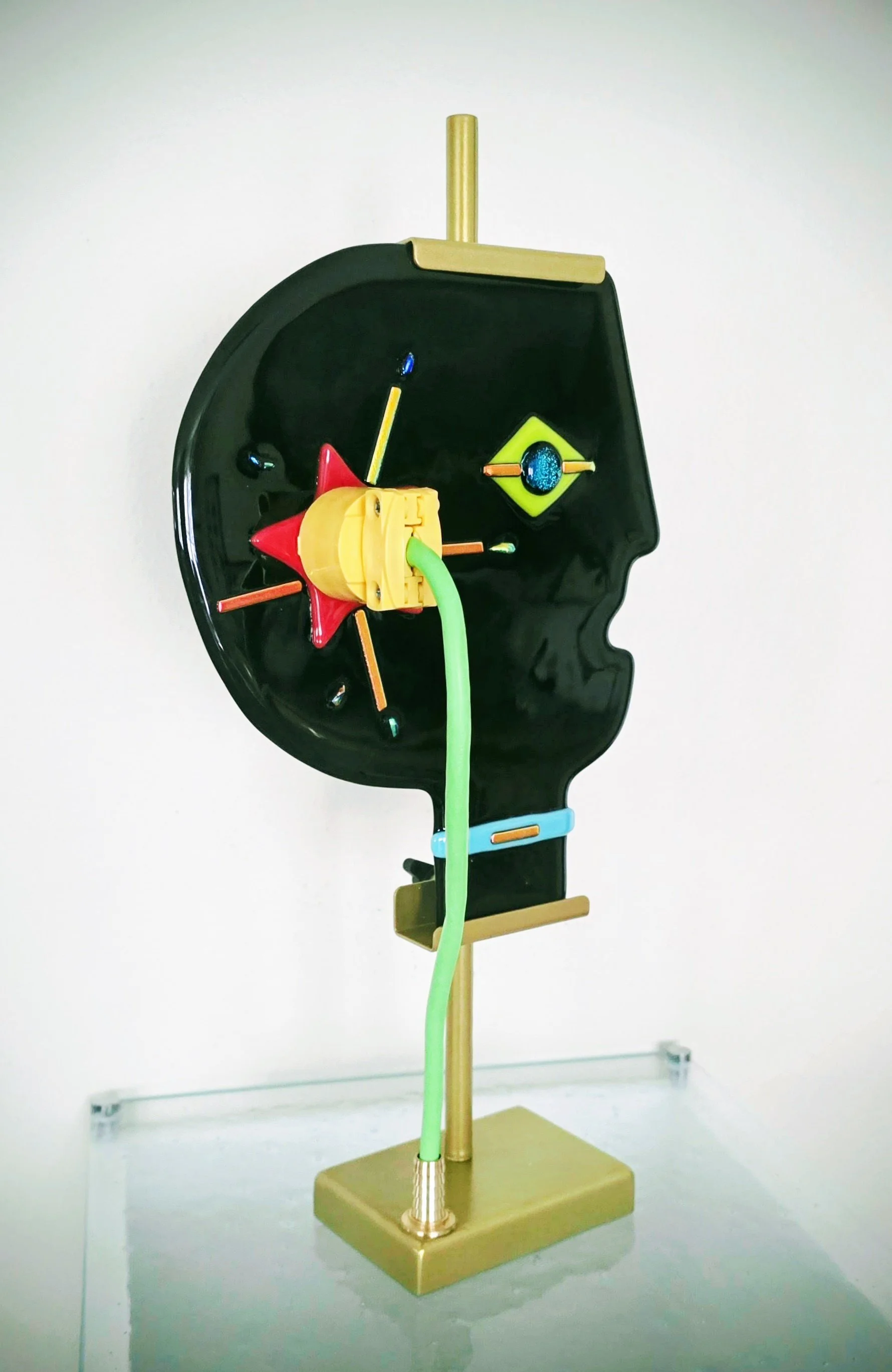 Lillian C Tobey- Mixed Media- 9"x18"- "Connect O'Man"- $300