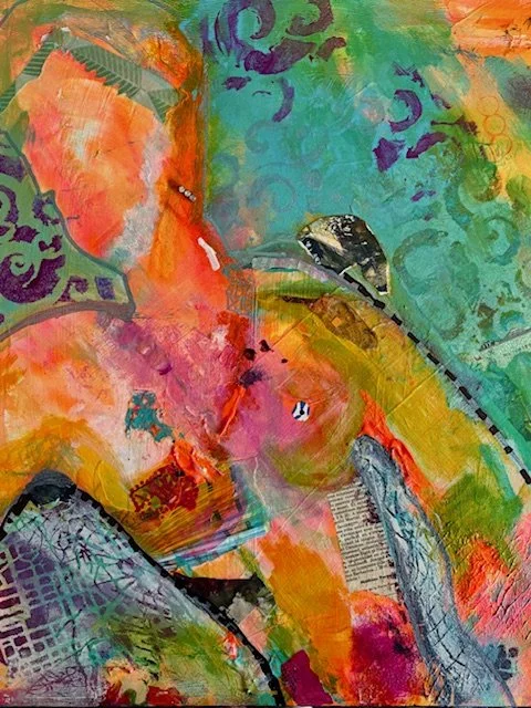 Ricki Stofsky - She/Her - Mixed Media - 20" x 20" - $400 - rstofsky@gmail.com