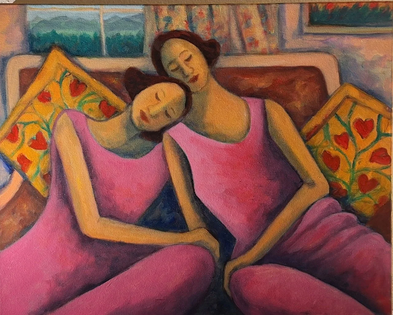 Hyacinth Manning - Sisters - Oil - 16" × 20" - $500 - hyart335@gmail.com