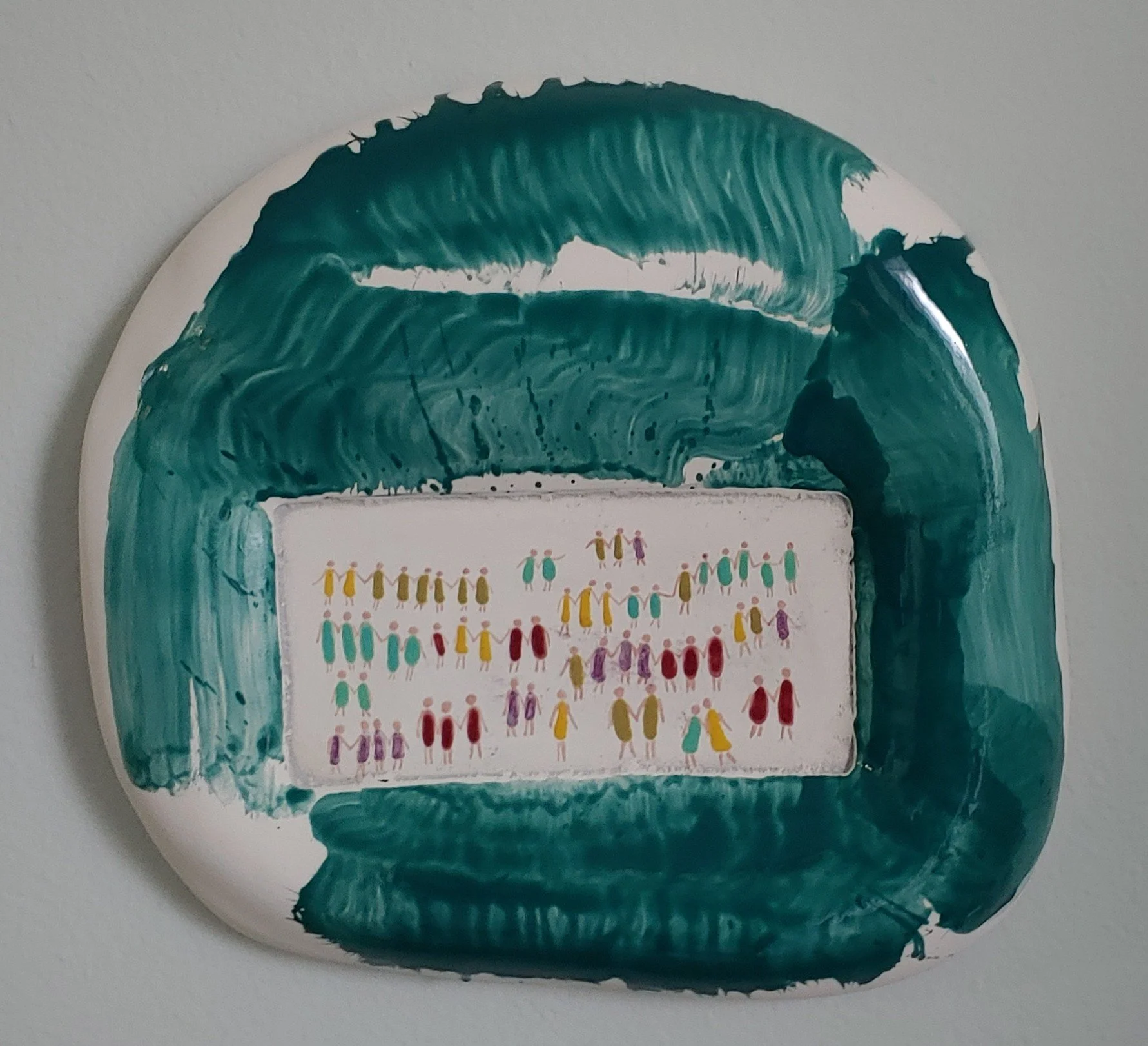 Community - Nancy McElroy - Clay - 17" x 12" x 3" - $350 - nnuluv1@aol.com