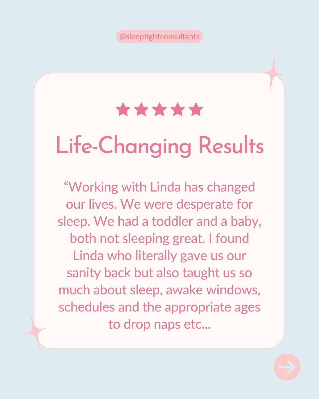 Check out this testimonial from one of our success stories! ⭐

Ready for these kind of results? Schedule your free, 15-minute consultation now (🔗 in my bio)!

#sleepconsultant #babysleep #parenthood #newmom
