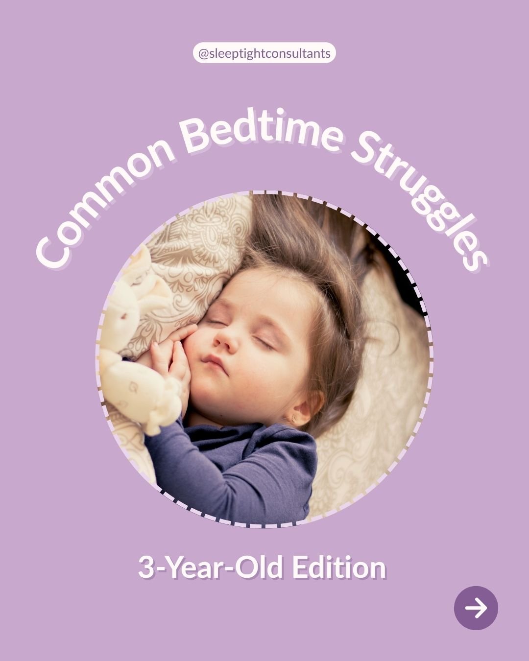 Sleep training can bring on a lot of challenges for both you and your child, but rest assured, this is completely normal!

Here are some of the most common sleep struggles with 3-year-olds:

⭐ Awake Windows

⭐ Late Naps

⭐ Long Naps

⭐ No More Naps?
