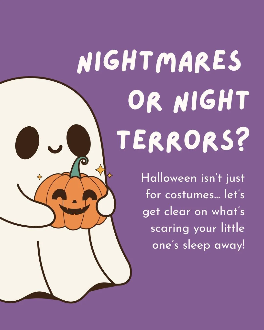 Nightmares and night terrors can be confusing and a little scary for parents, too. 😵‍💫
Here’s a simple way to tell them apart and what you can do to help your little one feel safe and supported during these times! You've got this! 🌙
#s