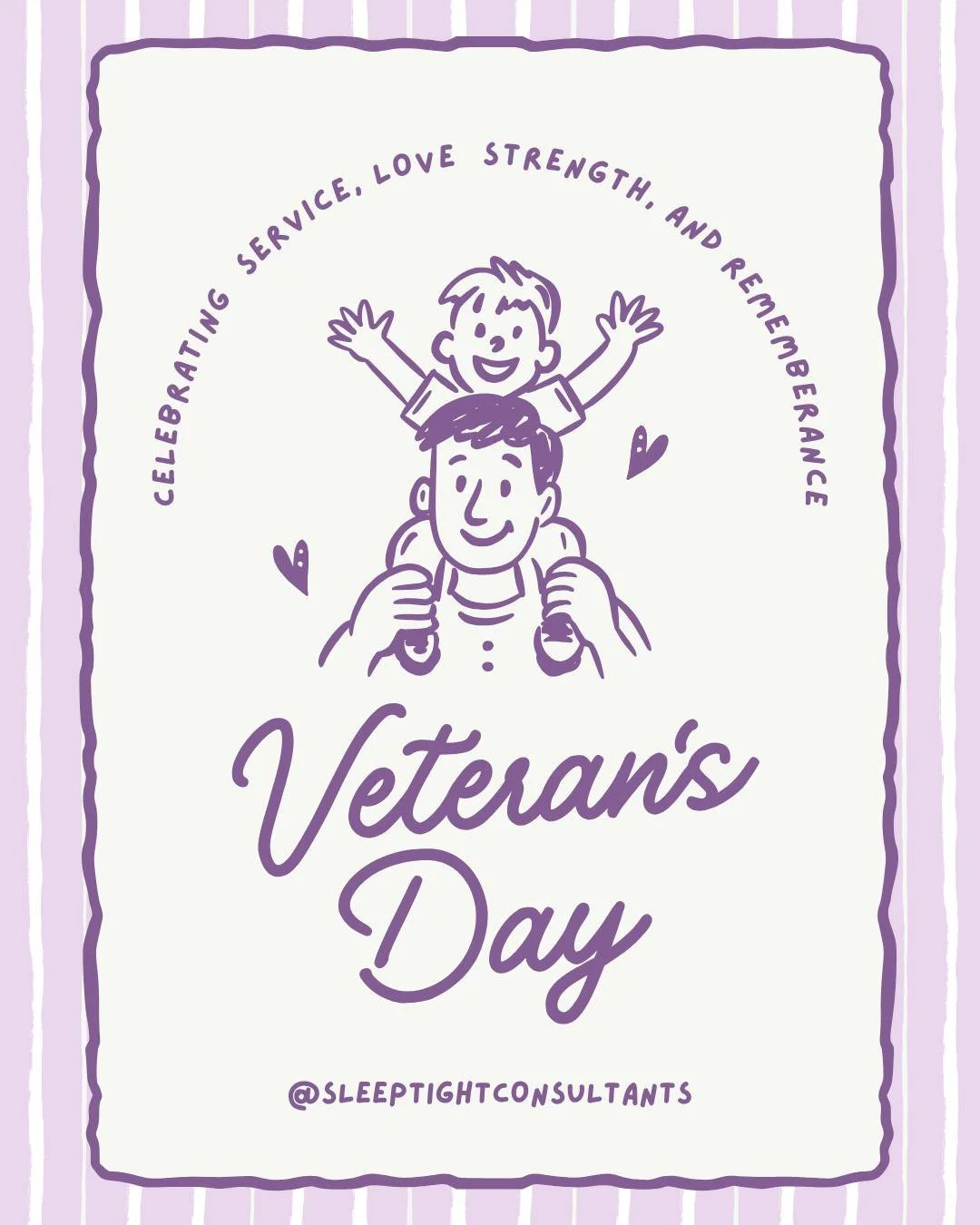 Today we honor the brave men and women who have served and the families who stand beside them. 💕 🇺🇸✨

To every parent raising little ones with love, especially those who have served &ndash; your sacrifices do not go unnoticed.

Happy Veteran&rsquo