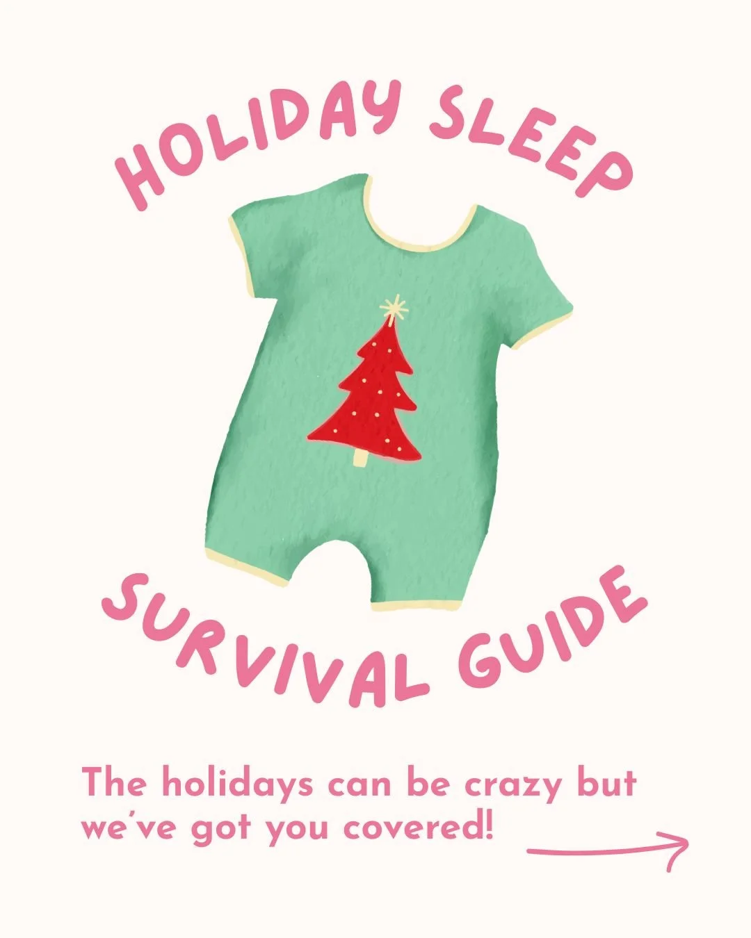 Because the most wonderful time of the year&hellip; can also be the most disruptive to your little one&rsquo;s sleep.

A little preparation goes a long way toward smoother nights, happier days, and a more peaceful holiday for everyone. 🤍✨

#babyslee