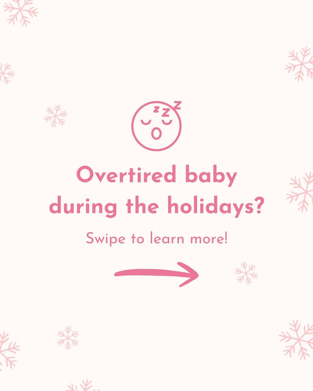 Holiday fun is the best&hellip; until an overtired baby enters the chat. 😅

Keep wake windows in mind, protect naps when you can, and build in a few quiet moments between all the excitement. A little rhythm goes a long way toward keeping the meltdow