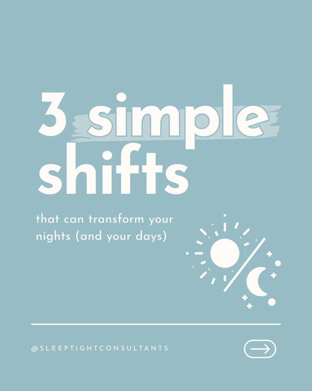 Sometimes it&rsquo;s the simplest shifts that make the biggest difference:

1️⃣ A little more consistency
2️⃣ Actually protecting + prioritizing sleep
3️⃣ And few restorative habits

Turn this chaotic season into a calmer one. Small changes, smoother