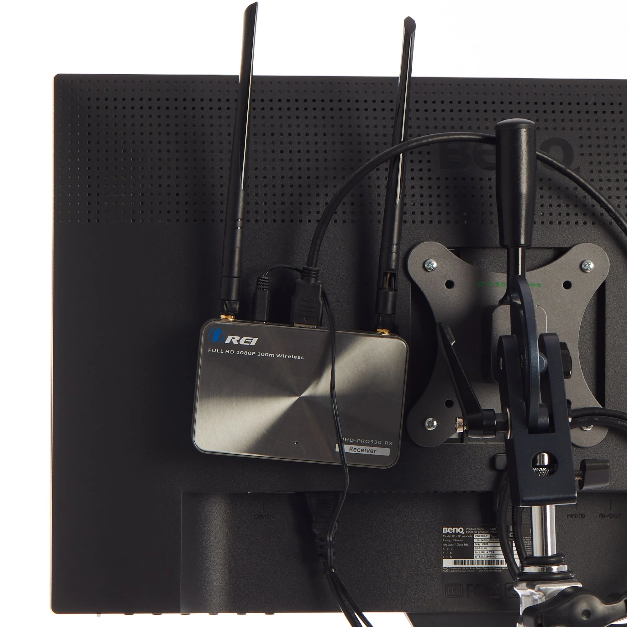 Monitor 25 on a rolling stand - BenQ (x2)328.jpg