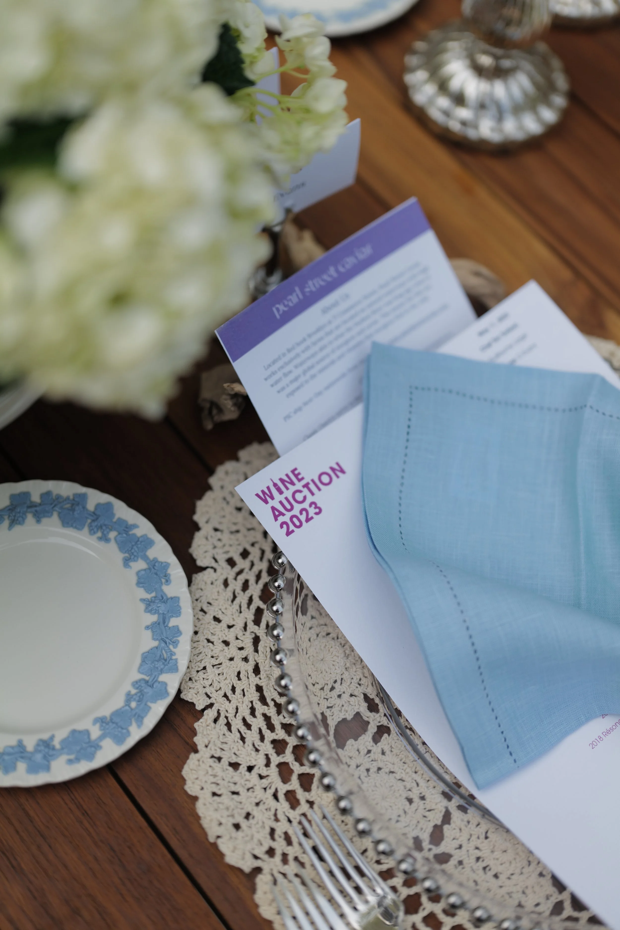 private event dinner table place setting