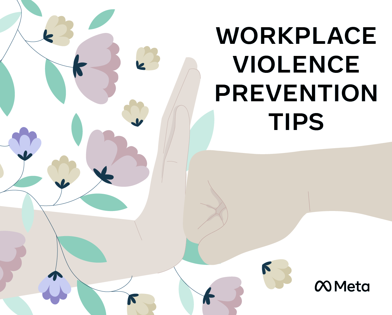 A graphic for an internal post for Meta.