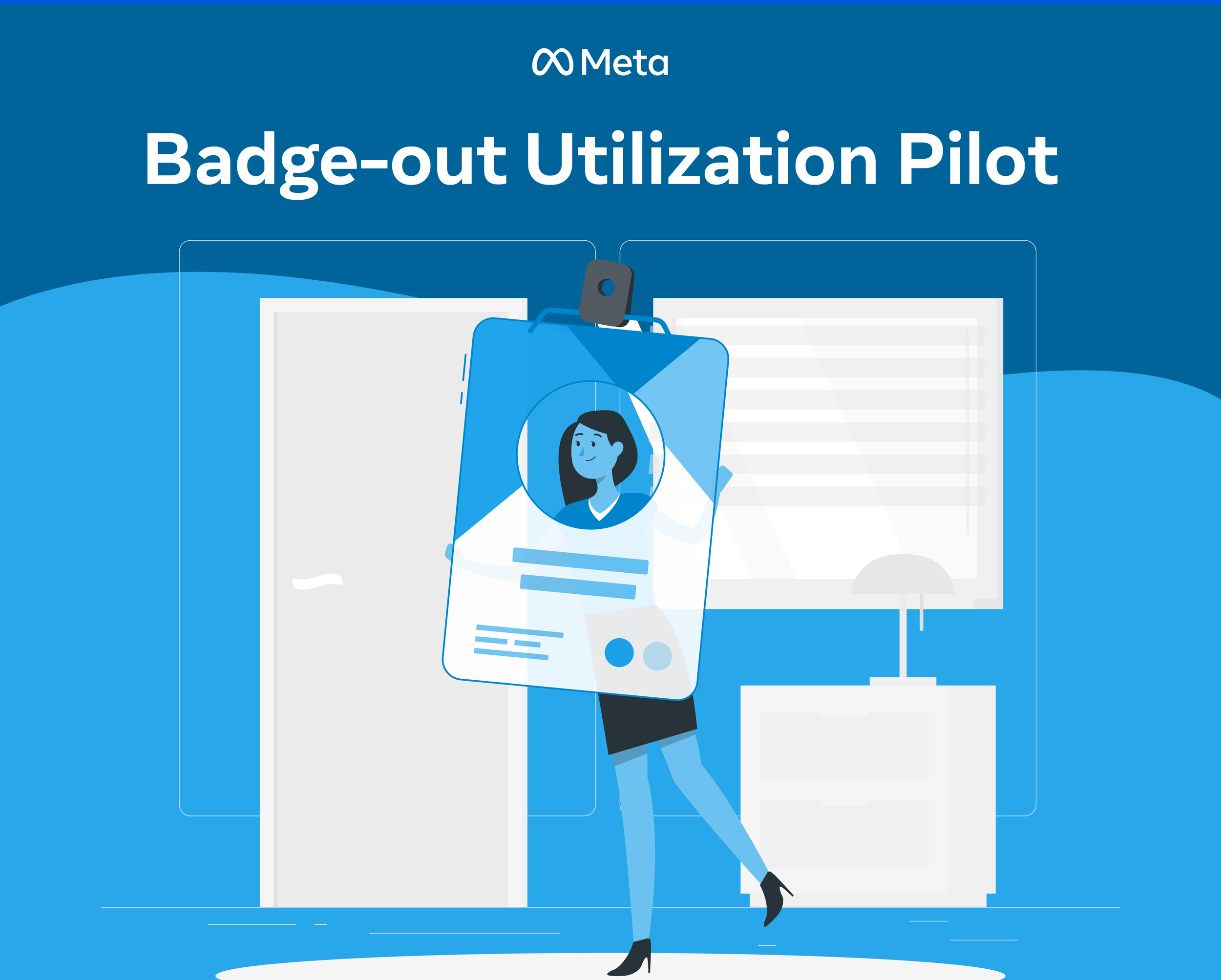 A graphic for an internal post for Meta.