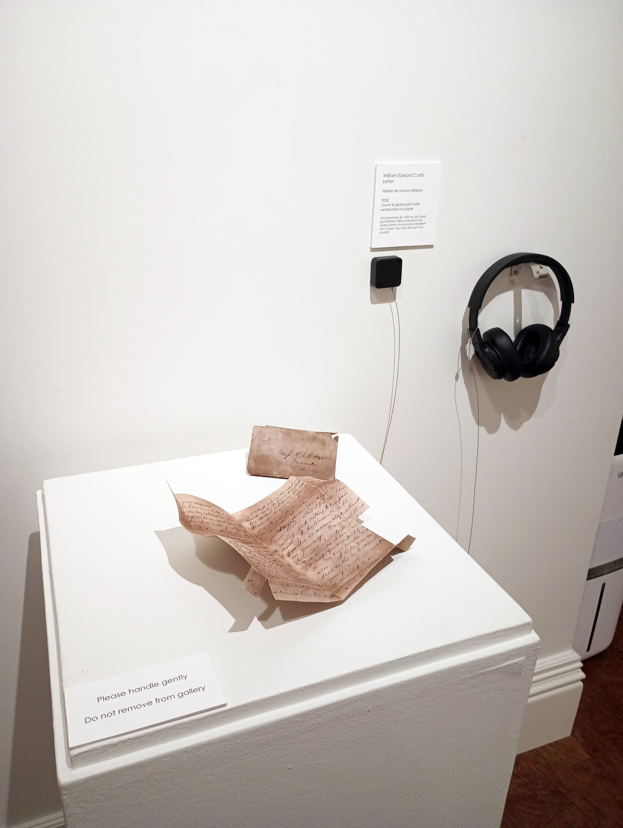 Making art from my family history is what I have been doing for 30 years. I’ve been thinking about emotions as expressed in writing though time from texting, online forums, emojis, to letter writing. On September 20, 1866 my 3rd great grandfather, Wi