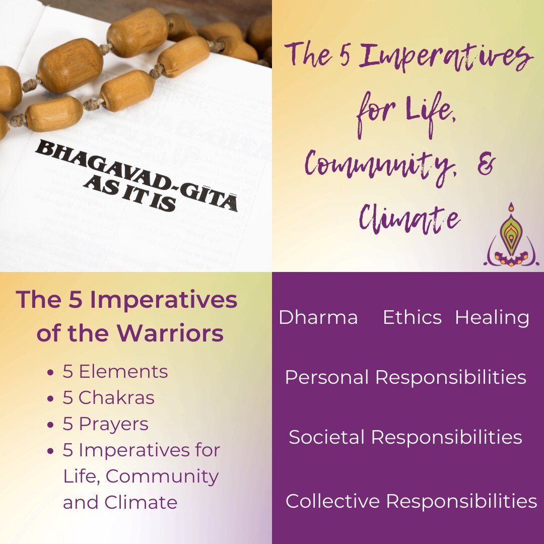Many of you have asked us about the teachings on the 5 Imperatives for Life, Community &amp; Climate. We're dedicating ourselves not only to the rebuilding of that which we lost to the fires in 2020, but also to a revisioning of how we can serve the 