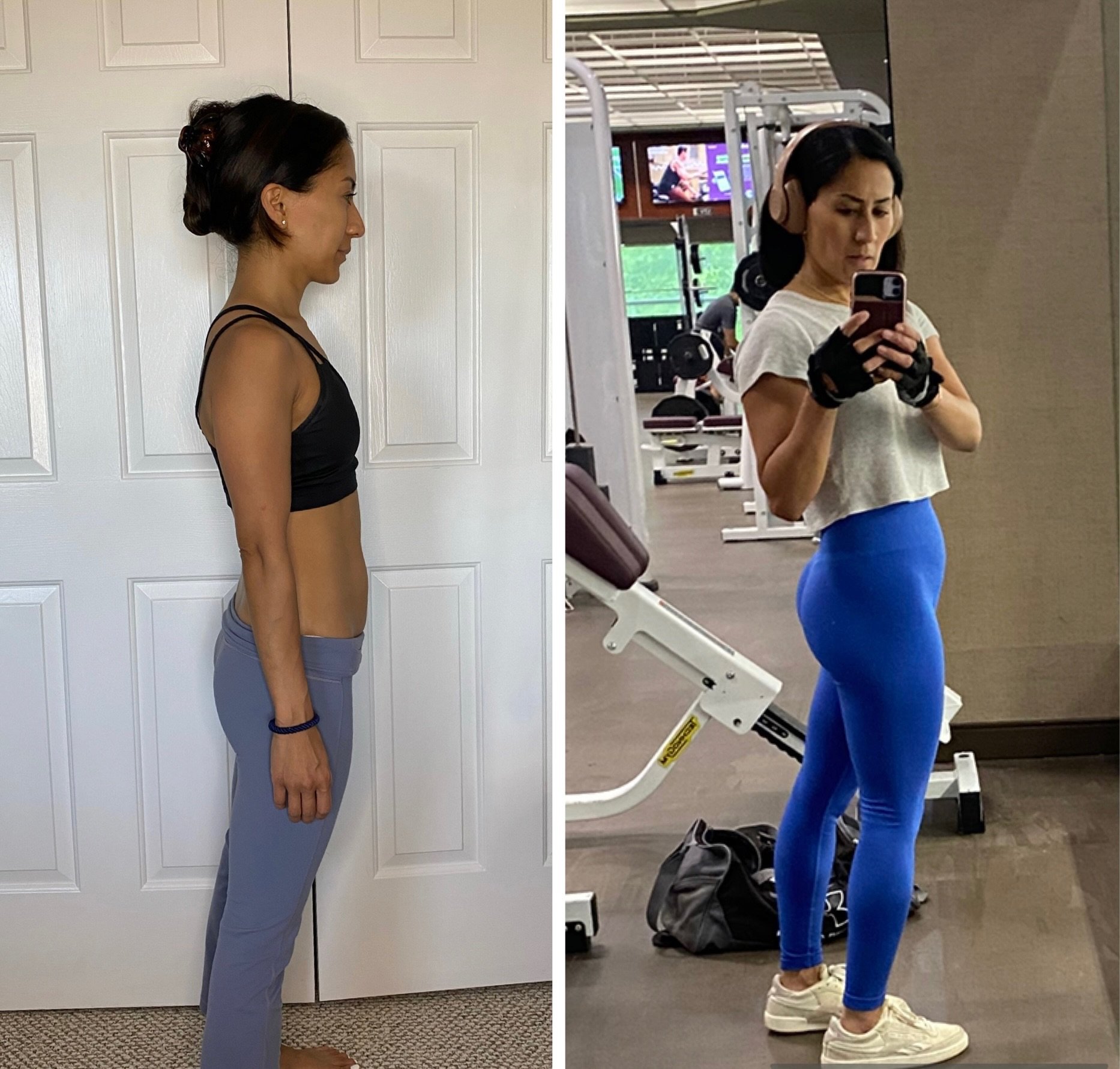 Sometimes I look at social media and feel like I should be &ldquo;further along&rdquo; by now. 

Like my body should have changed faster. 
More abs. Less cellulite. More muscle. Leaner legs. 

But then I look at these two photos side by side and remi