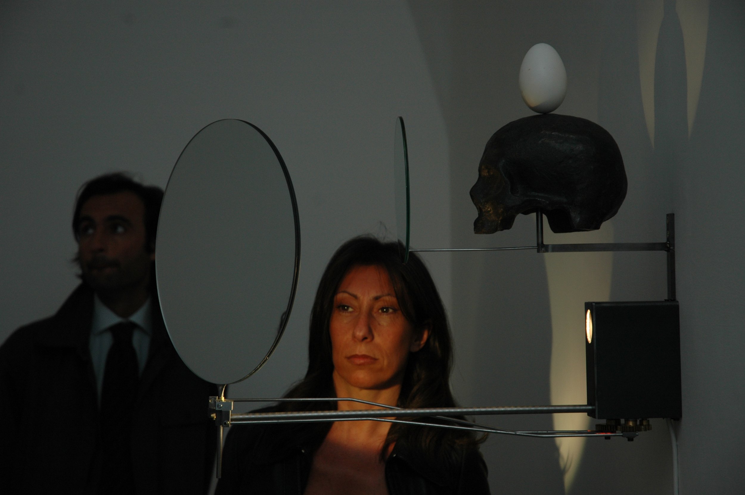 7. Rebecca Horn, Luce di Buddha, opening 20 April 2006.JPG