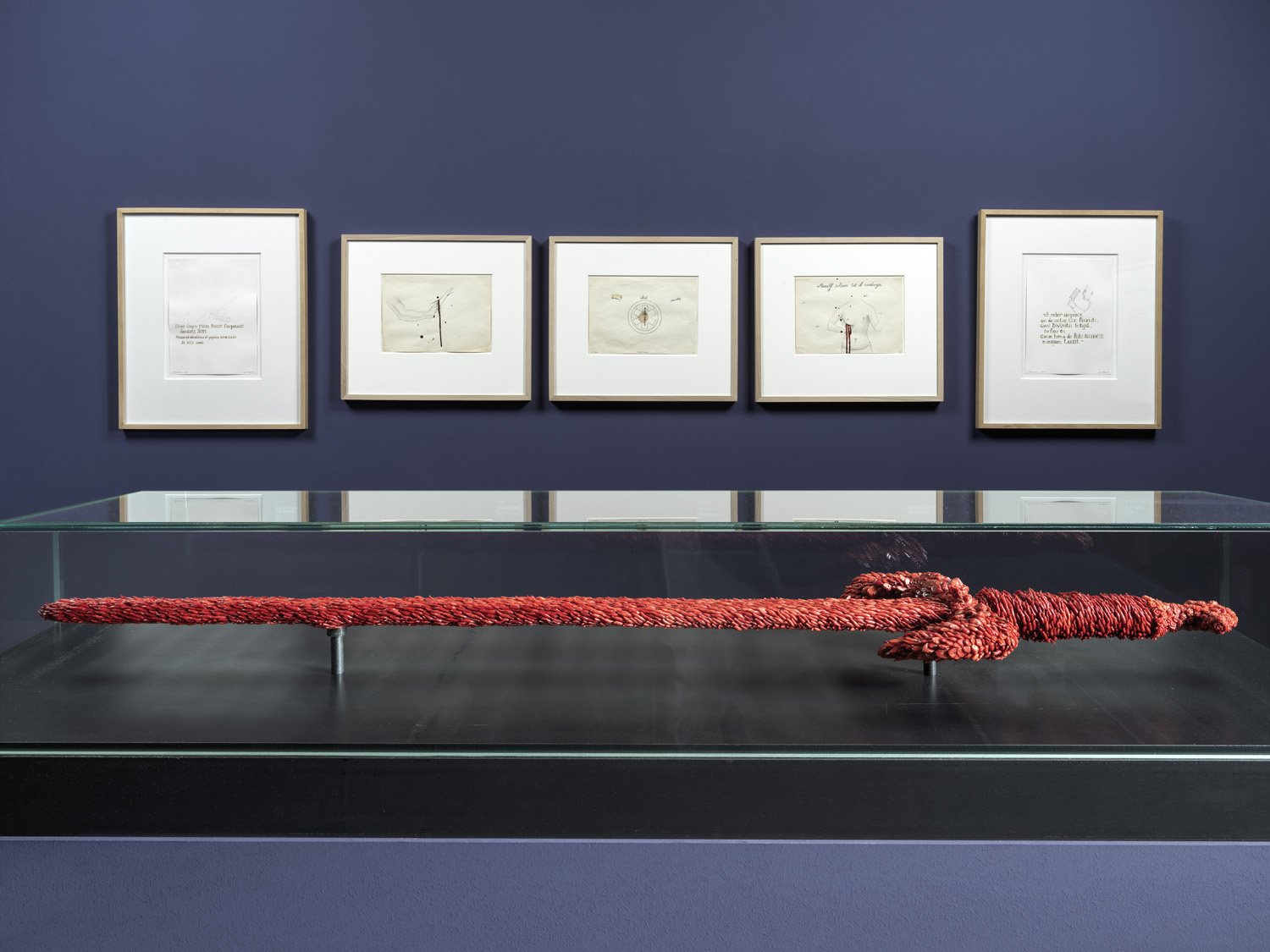 12. Jan Fabre, Golden and Coral Sculptures, Blood Drawings, 30 March - 15 September 2019, installation view at Museo e Real Bosco di Capodimonte, Naples.jpg
