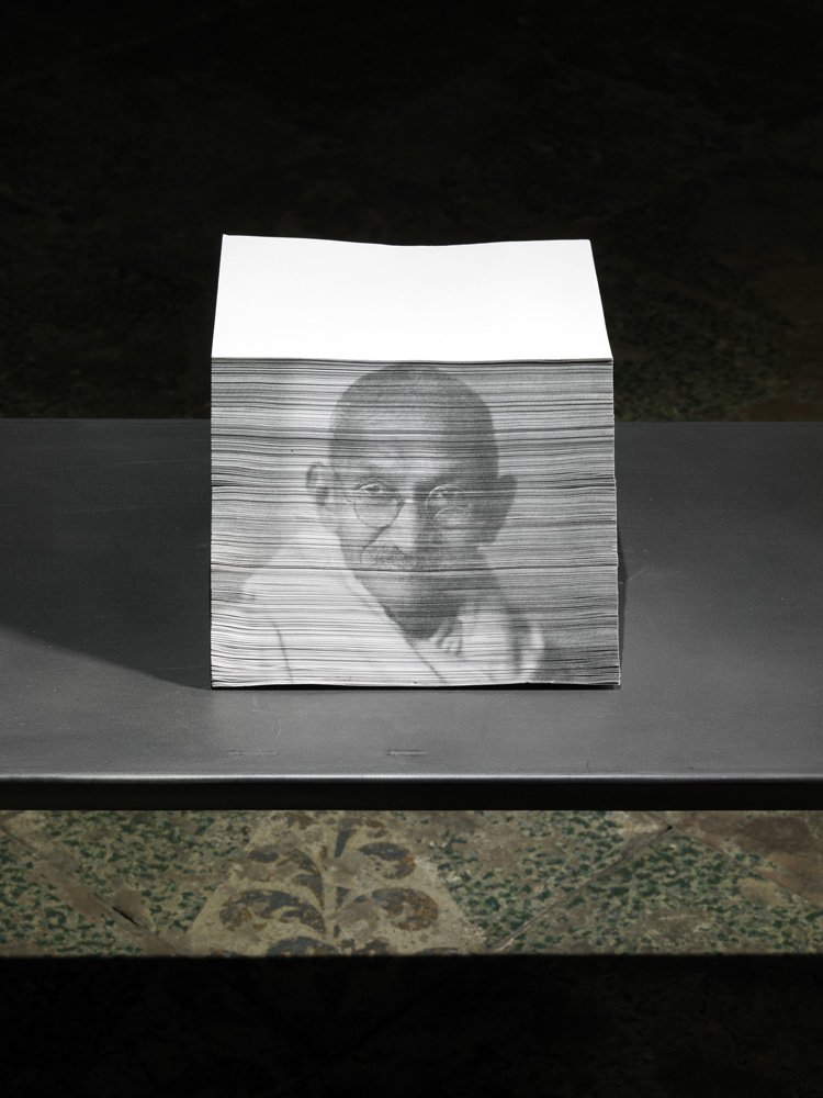 26. I giardinieri (Mahatma Gandhi), 2014, photograph on paper, 24 x 14,5 x 30 cm.jpg