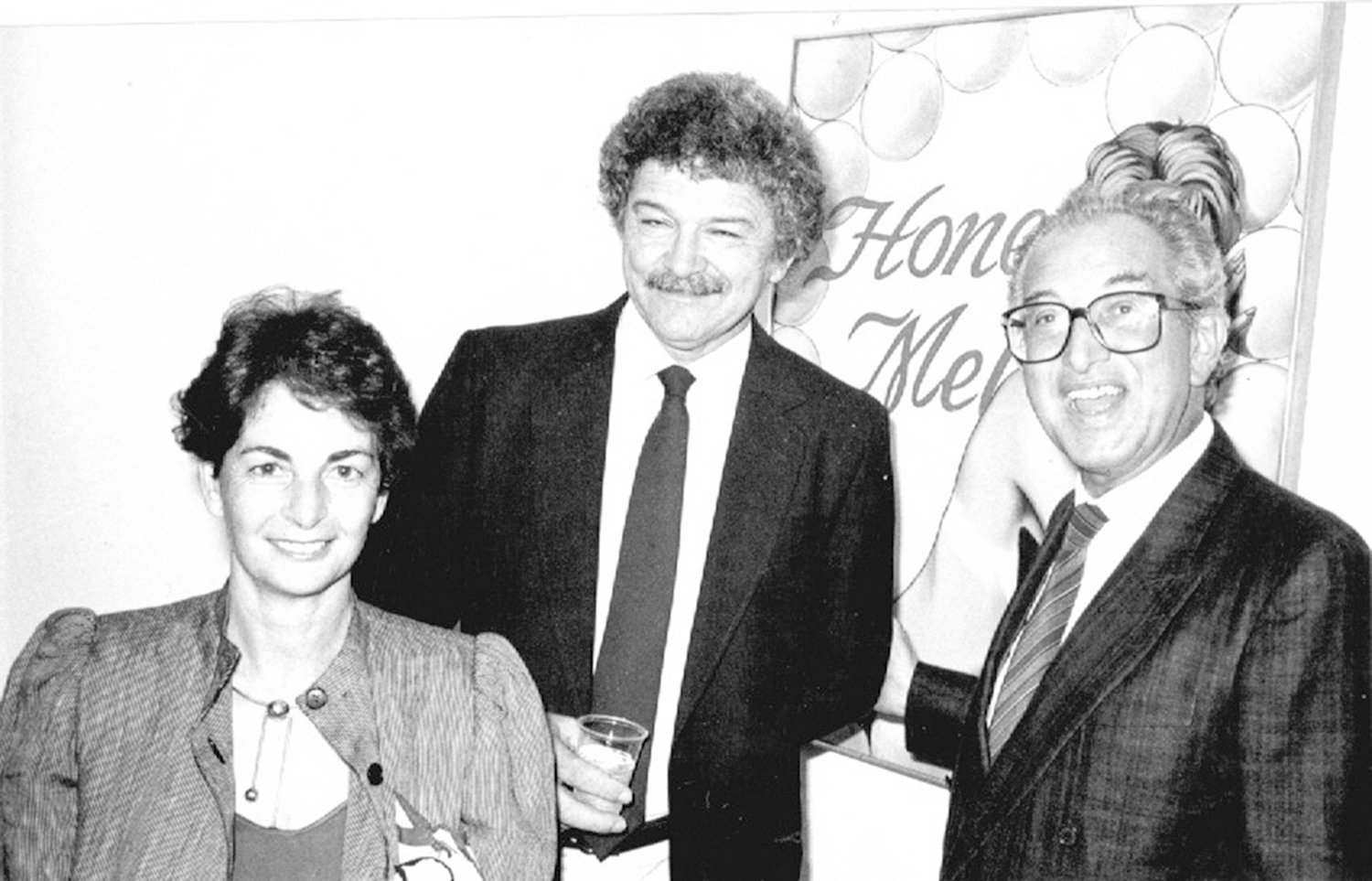  Mel Ramos con Pasquale e Lucia Trisorio, 1987 