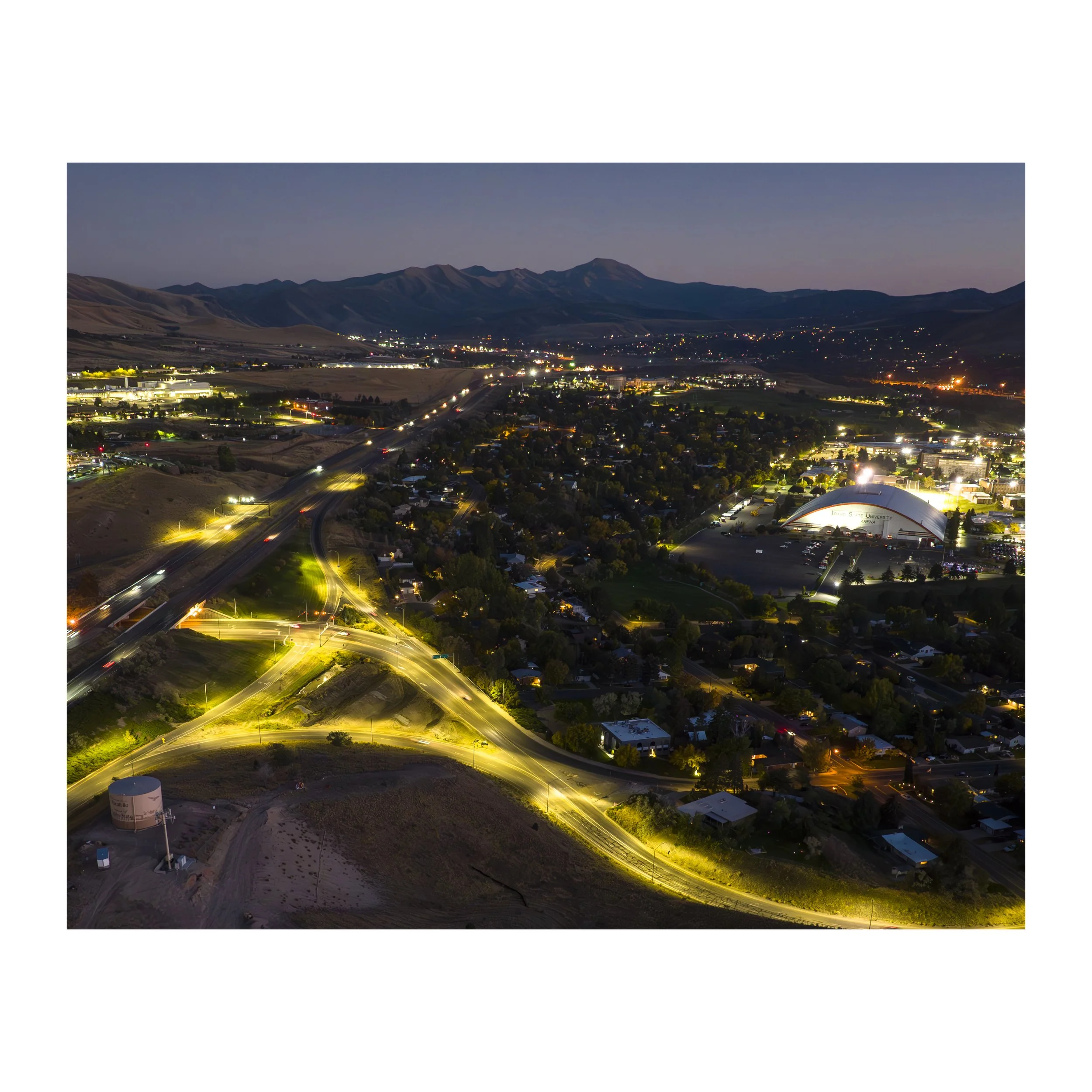 Center Street, Idaho State University, & Scout | Fine Art Print