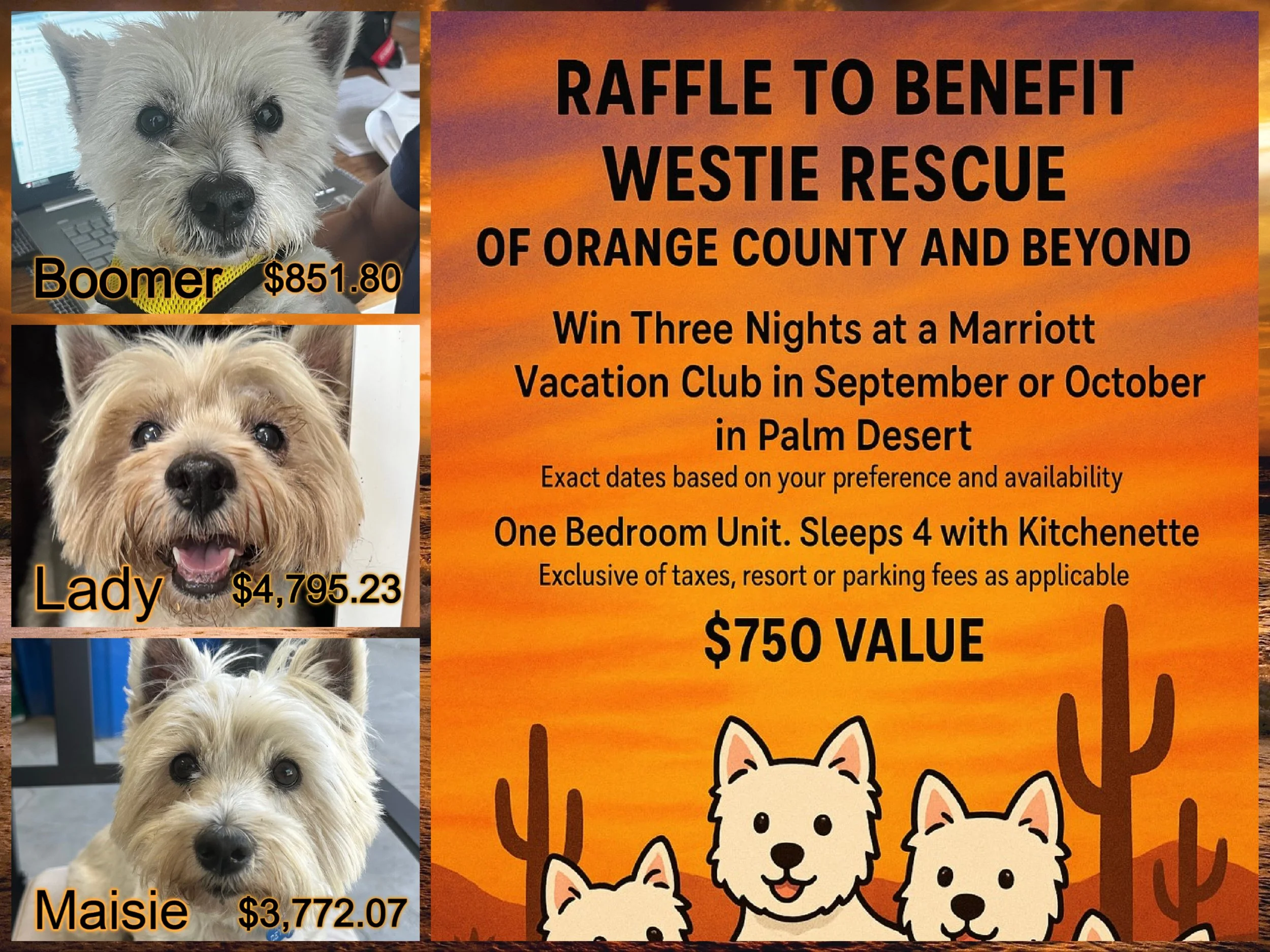 WROC's Raffle — Westie Rescue of Orange County & Beyond