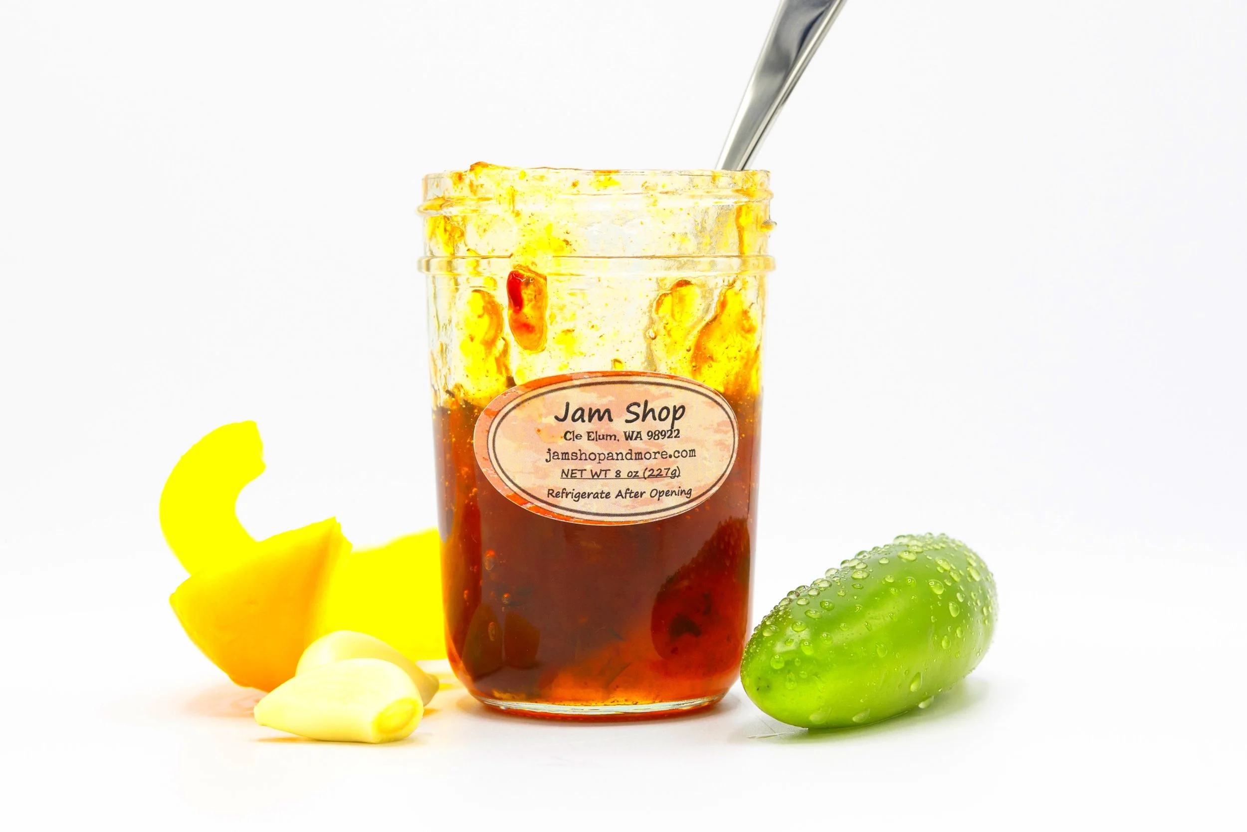 5 Alarm Spicy Pepper Jelly Jar.JPG