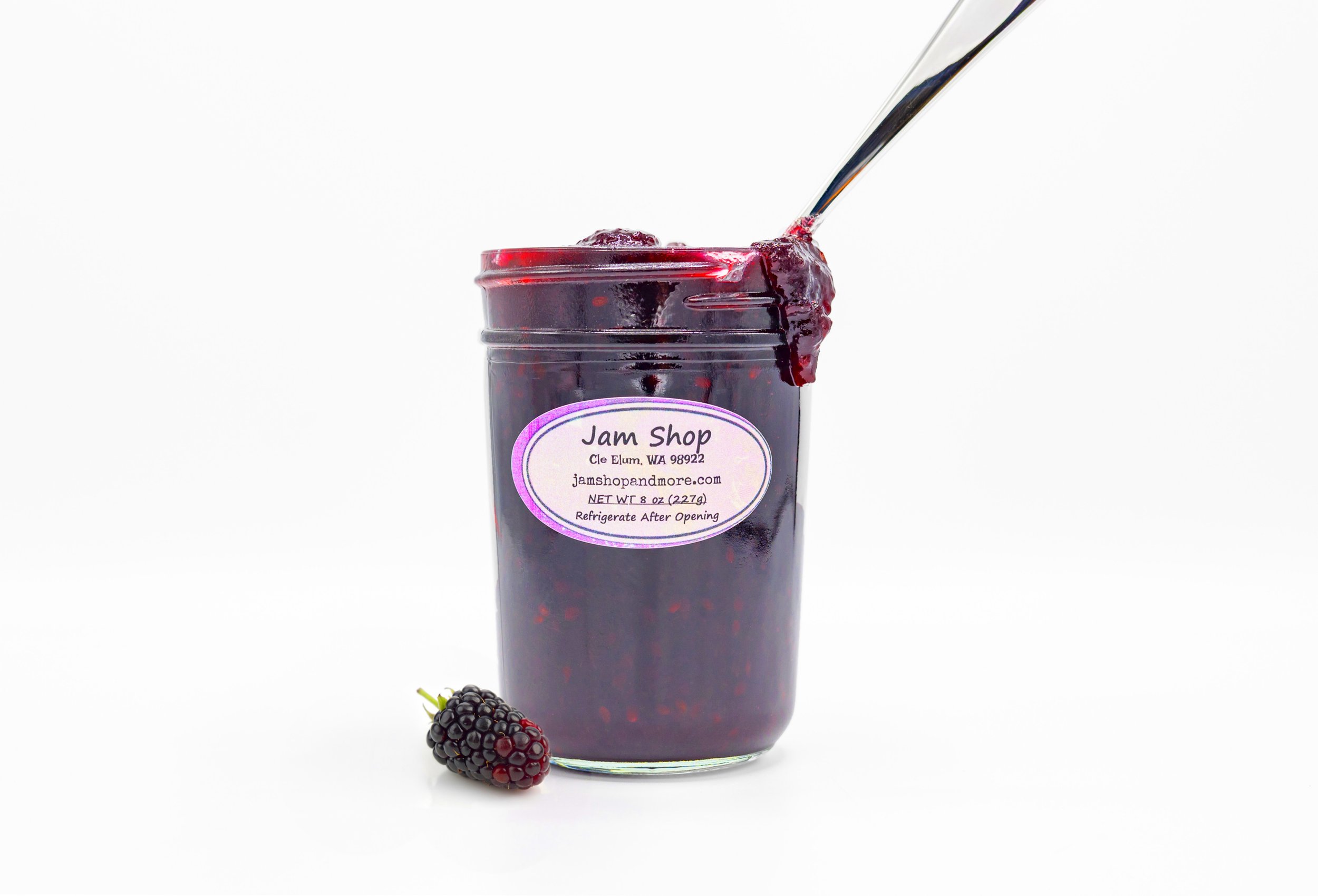 Marionberry  Jar w spoon.JPG
