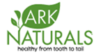Ark Naturals logo with green leaf design and tagline "healthy from tooth to tail."