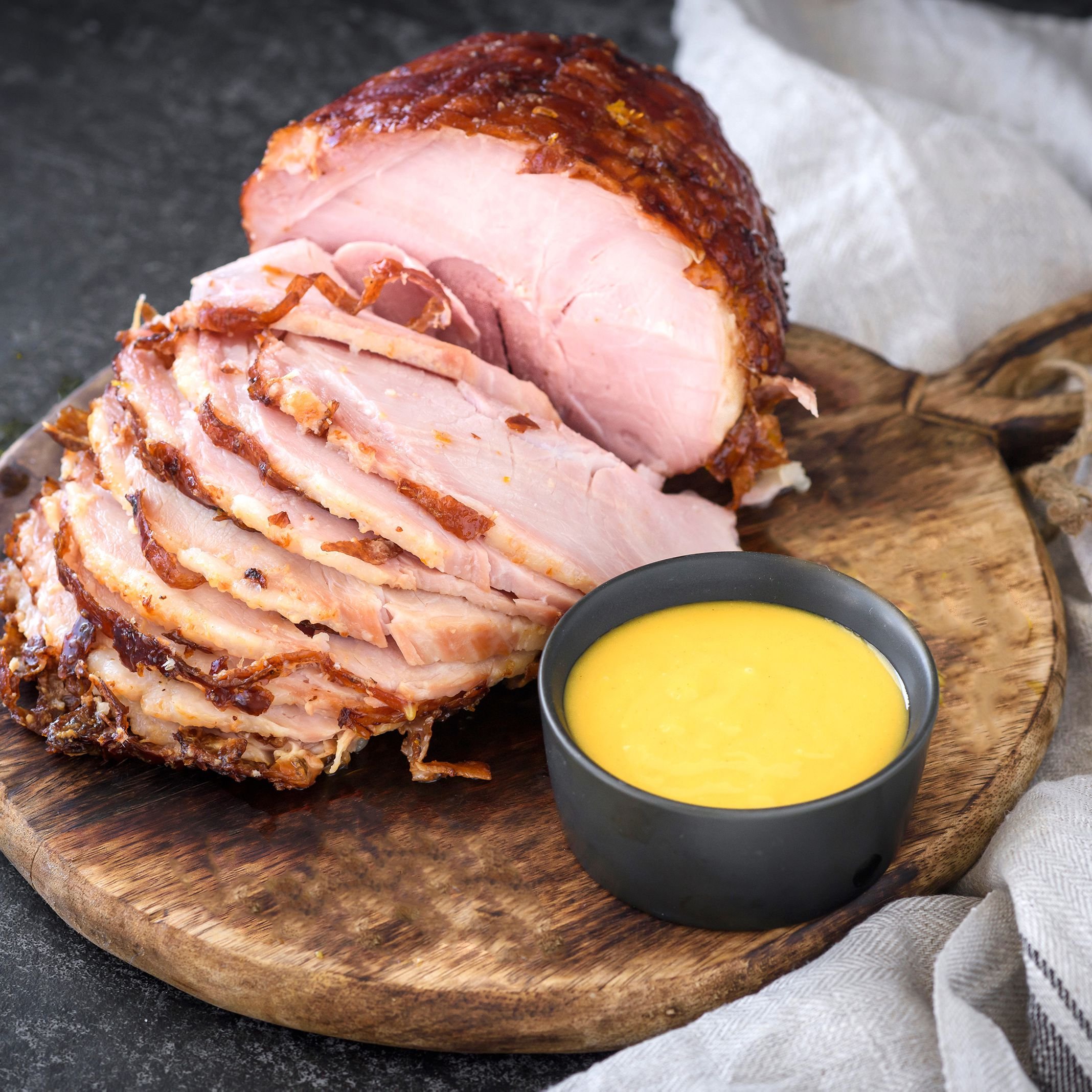 Ham Dinner with mustard glaze.jpeg