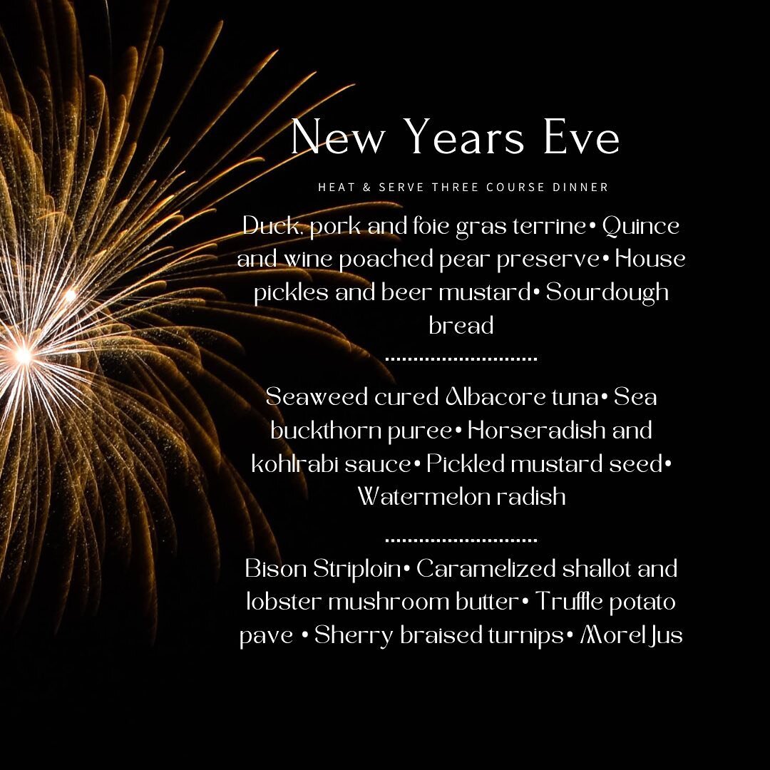 New Year&rsquo;s Eve is Saturday night and Chef Adam has a beautiful three course menu planned. 

Click the link in our bio to order!

#yka #ykafoodie #fridaynightdinner #newyearsevekamloops