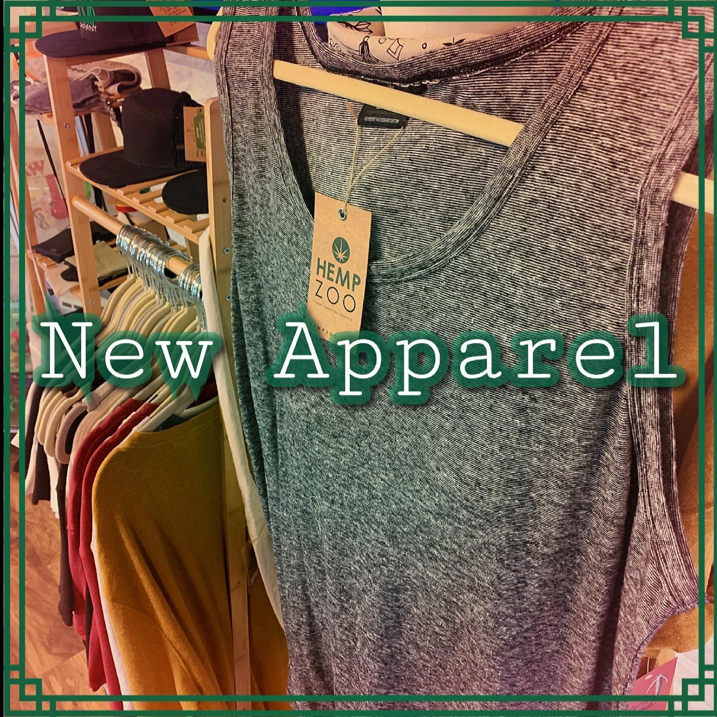 🌴Do you love wearing hemp as much as we do?🌴
 Come check out our new hemp apparel, including our many different tank tops from @hempzoo! See ya soon!
...........
#pcbhempcompany #panamacitybeach #hemp #hempcommunity #pcb