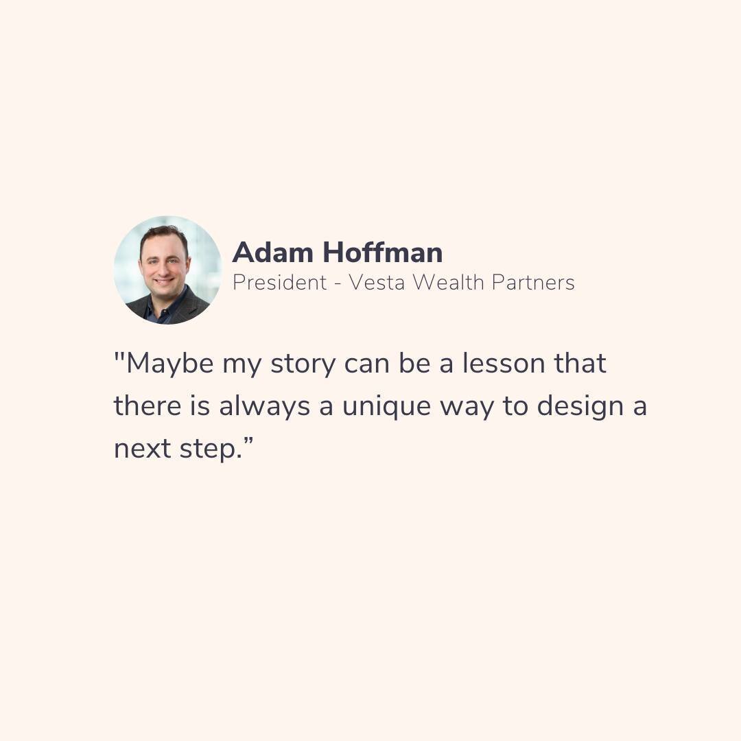 Just because something has been done one way in the past doesn't mean that's the only way.  Enter my conversation with Adam Hoffman.  Having known him for almost 20 years, I can definitely say that Adam is an astute and unique thinker.  He is curious