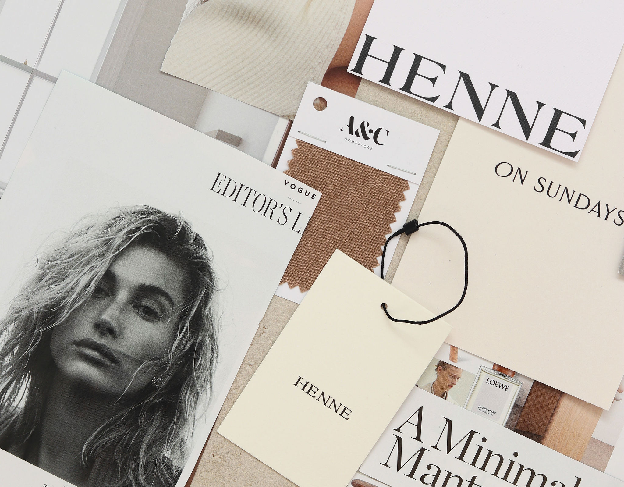 gleam brand inspiration board