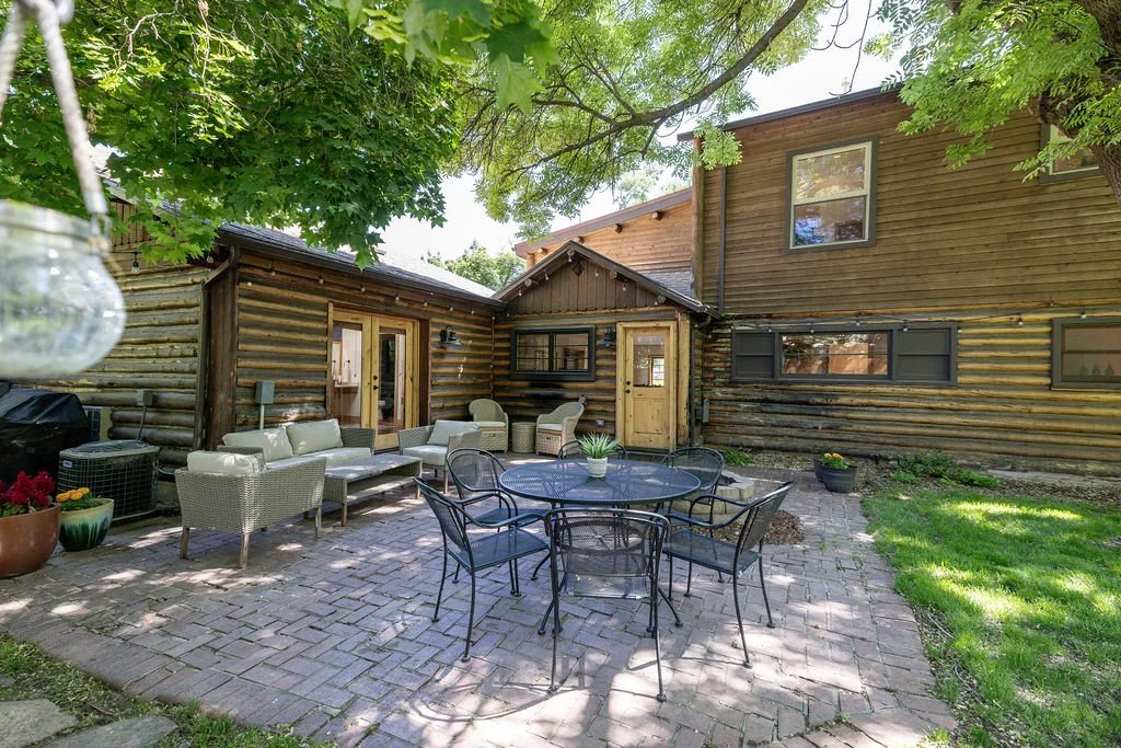Backyard with Hot Tub and Fire pit