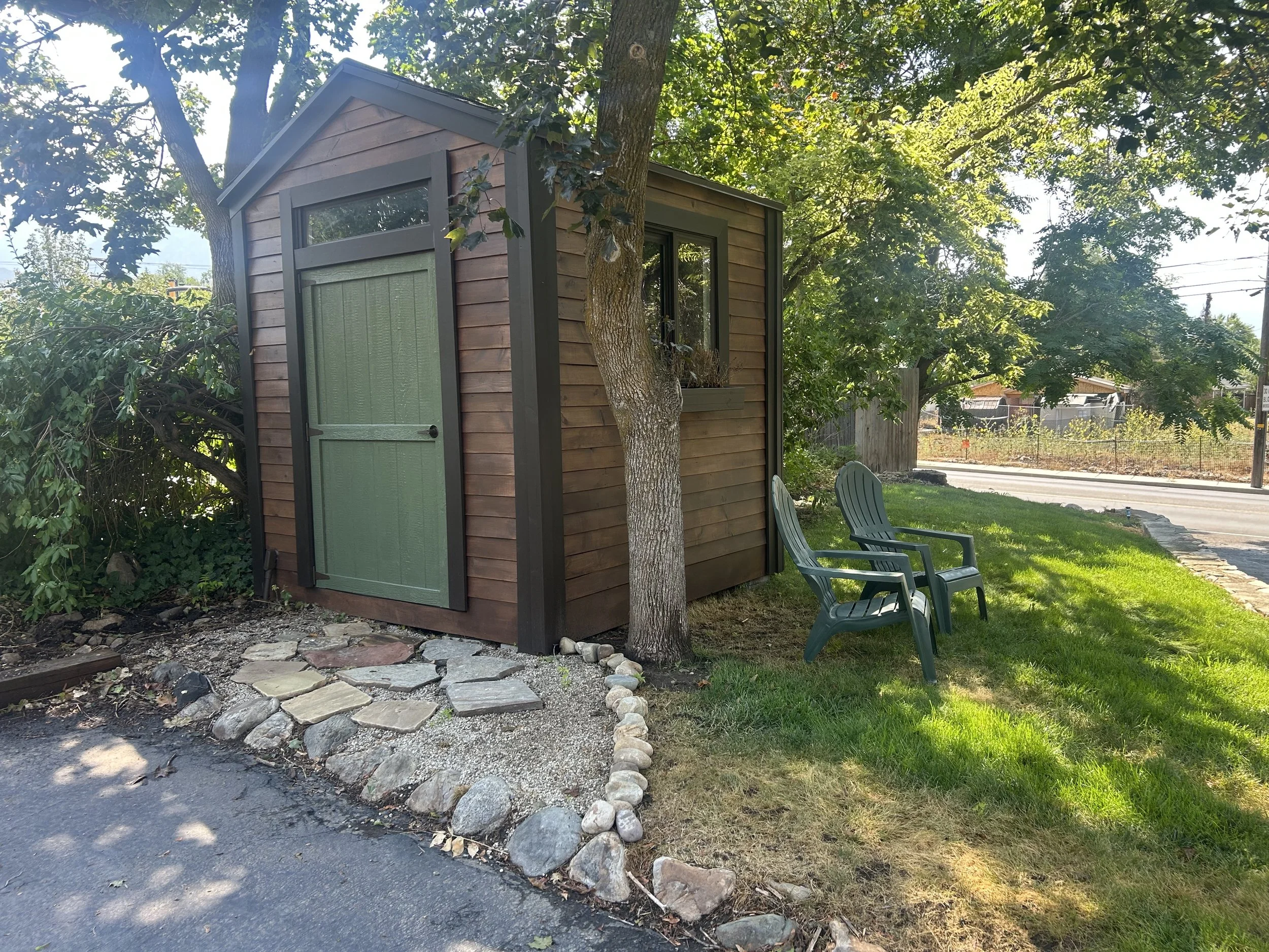 Secure Ski Storage Shed